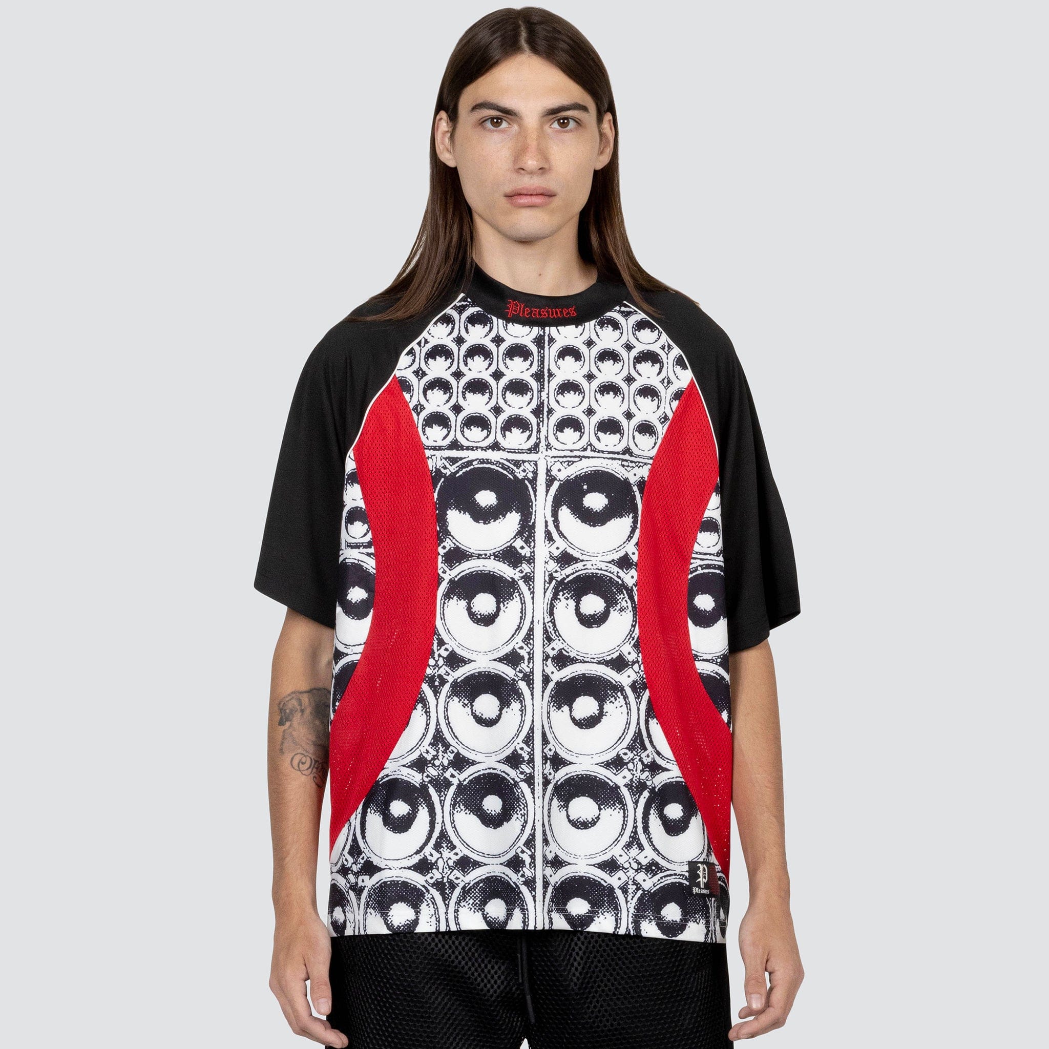 Pleasures WALL OF SOUND SOCCER JERSEY