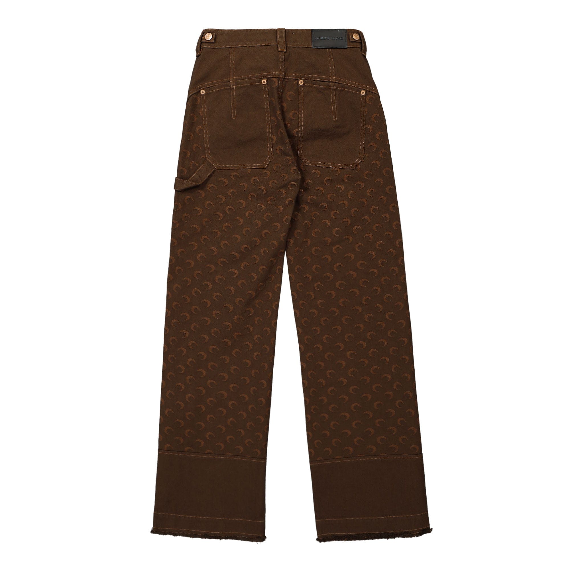 Marine Serre Moon Jacquard Twill Workwear Pants