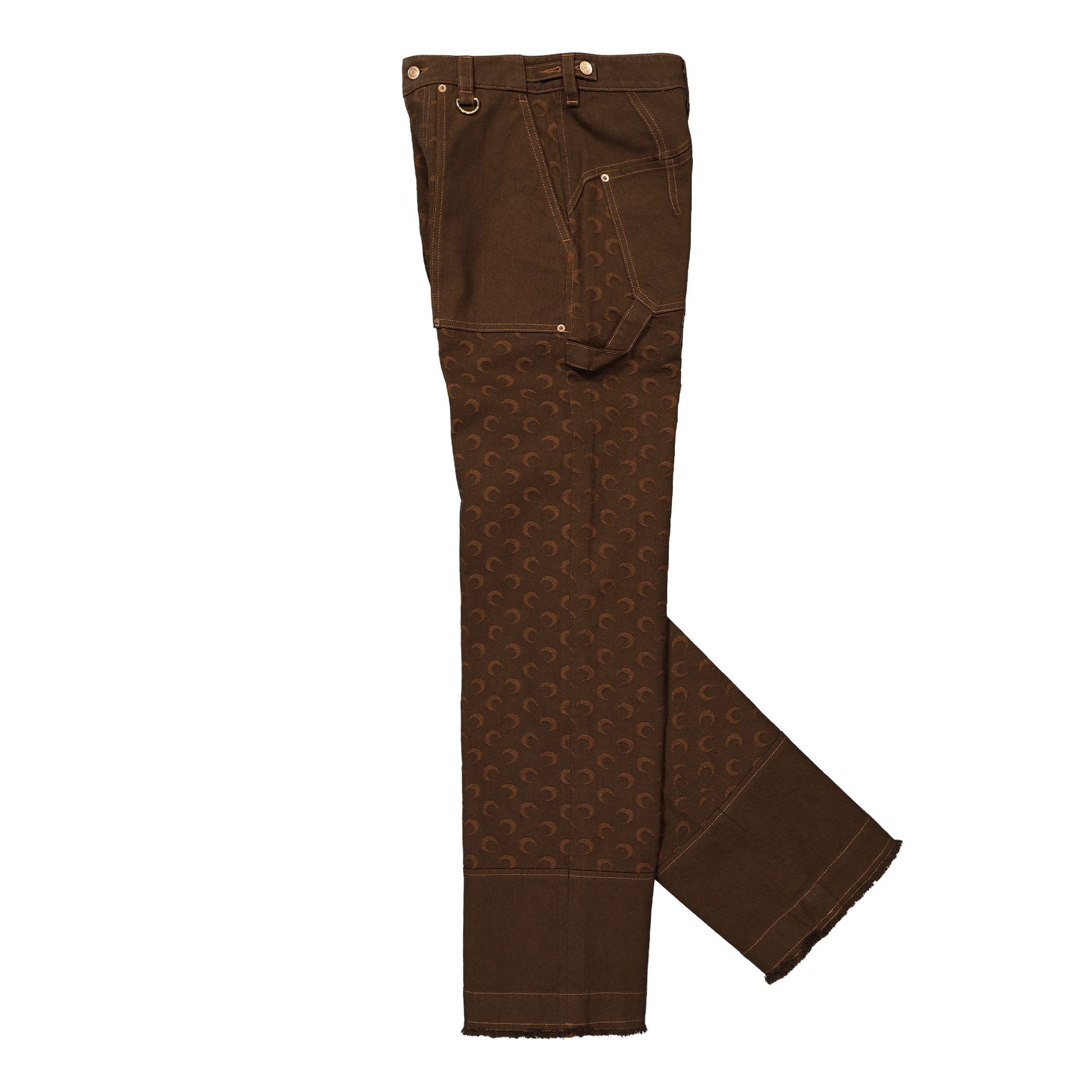 Marine Serre Moon Jacquard Twill Workwear Pants