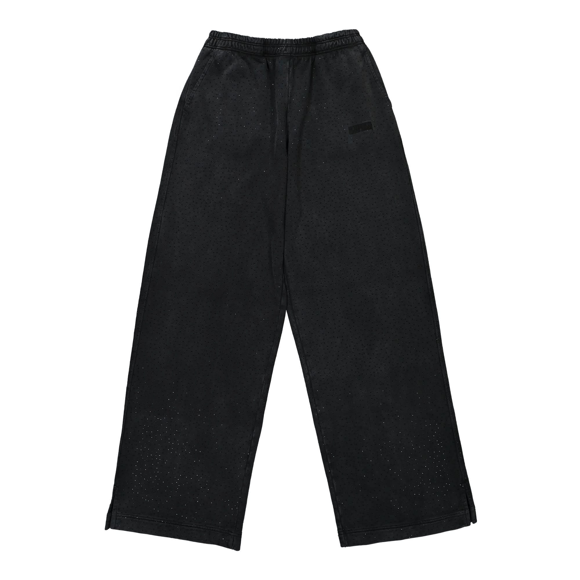 Vetements Allover Rhinestone Jersey Pants