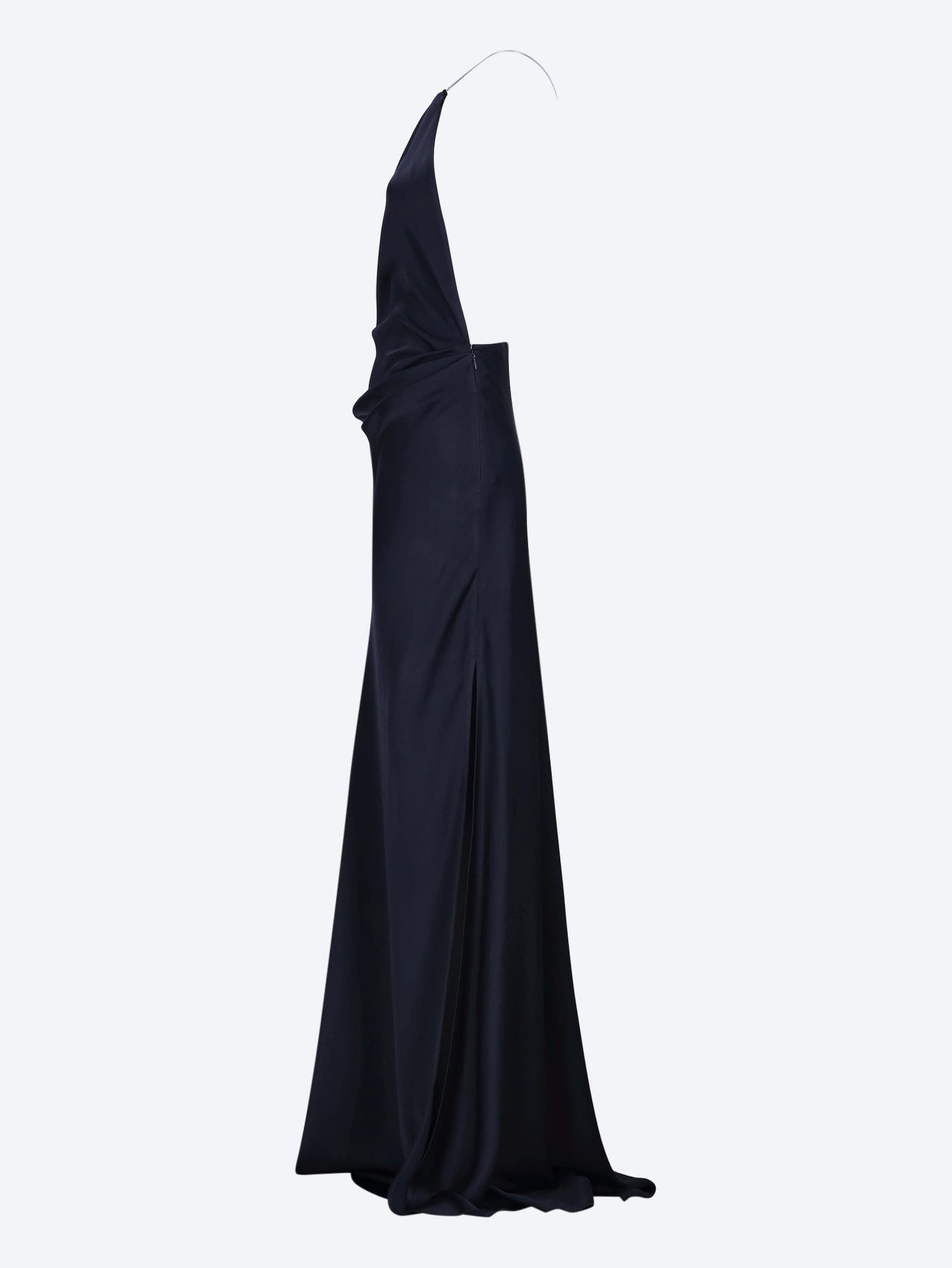 Victoria Beckham Chain detail halter gown