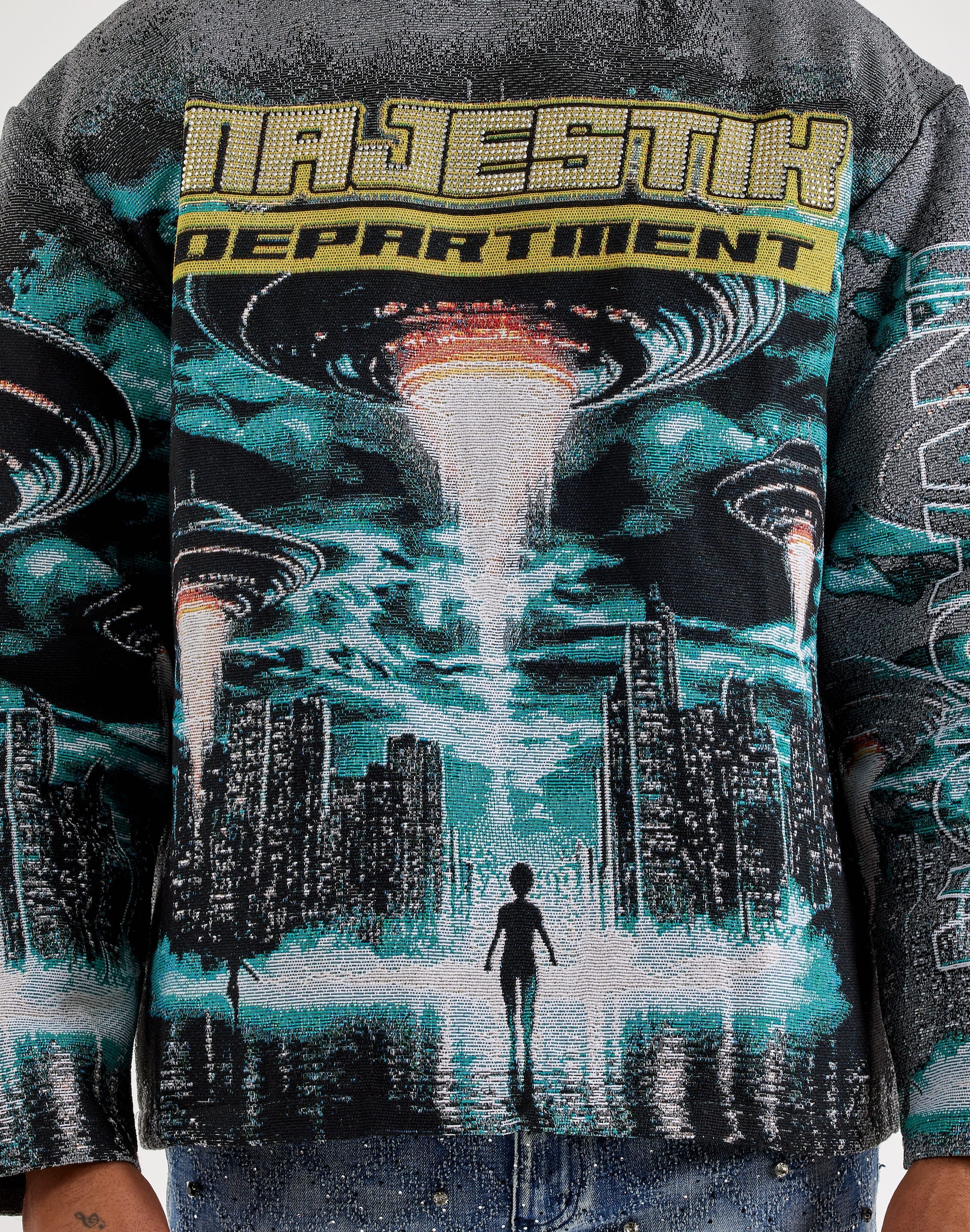 Majestik Spaceship Tapestry Hoodie