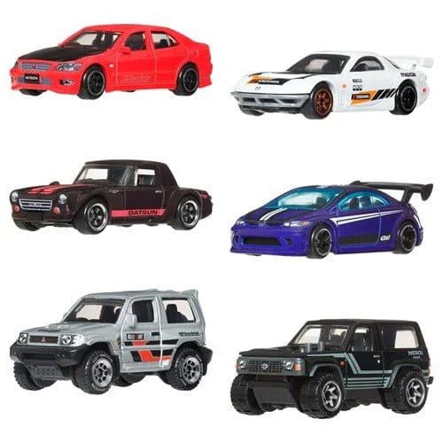Mattel Hot Wheels Streets of Japan 2026 Vehicle Pack of 6
