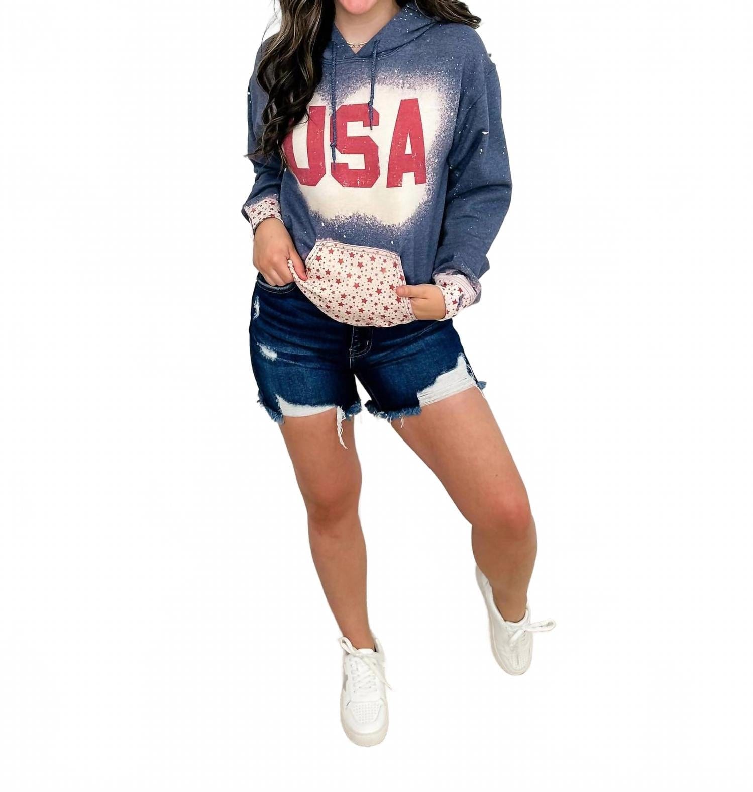 Blue Party In The U.s.a. Hoodie Sweatshirt In Blue