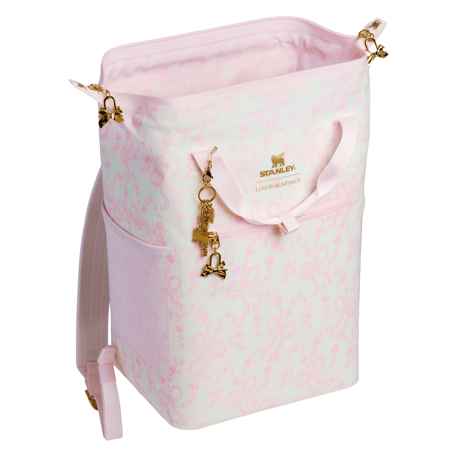 Stanley 1913 x LoveShackFancy Holiday All Day Madeleine Mini Cooler Backpack | 20 Can | 14 QT | 13.2 l