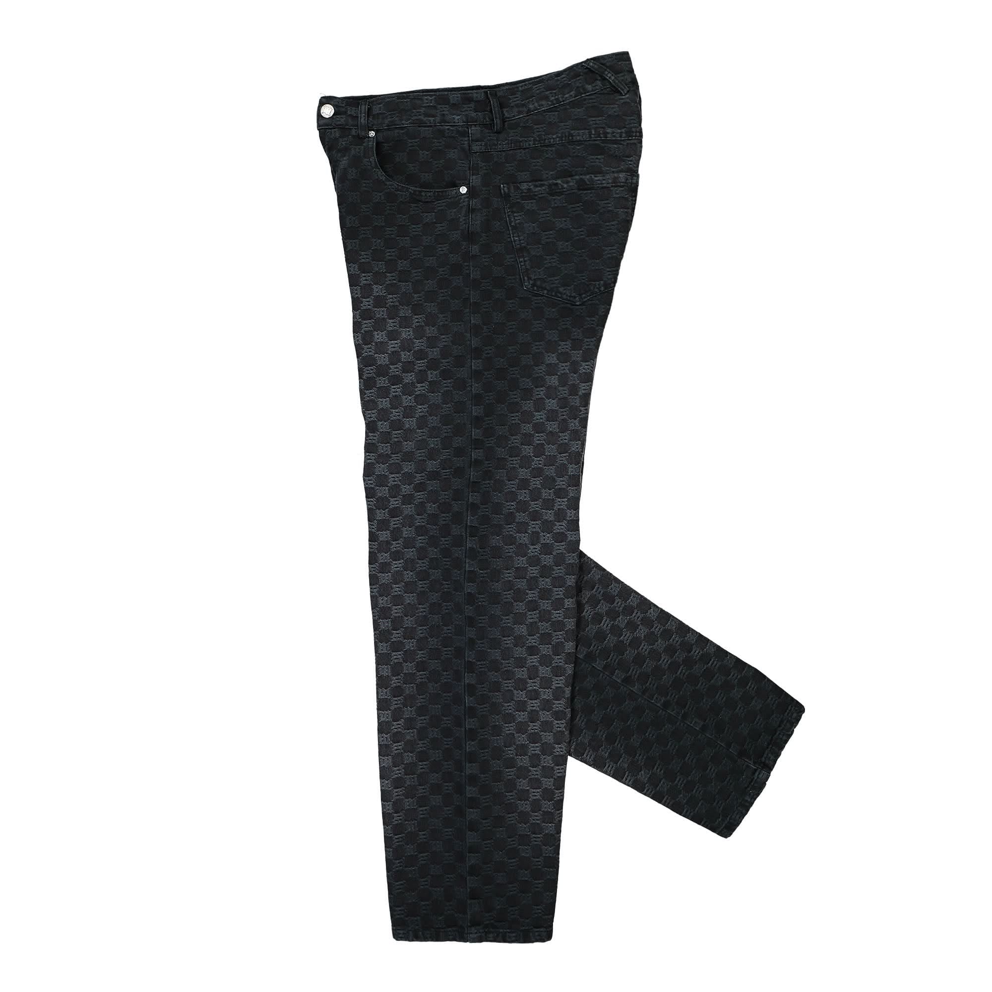 Misbhv Jacquard Denim Monogram Trousers