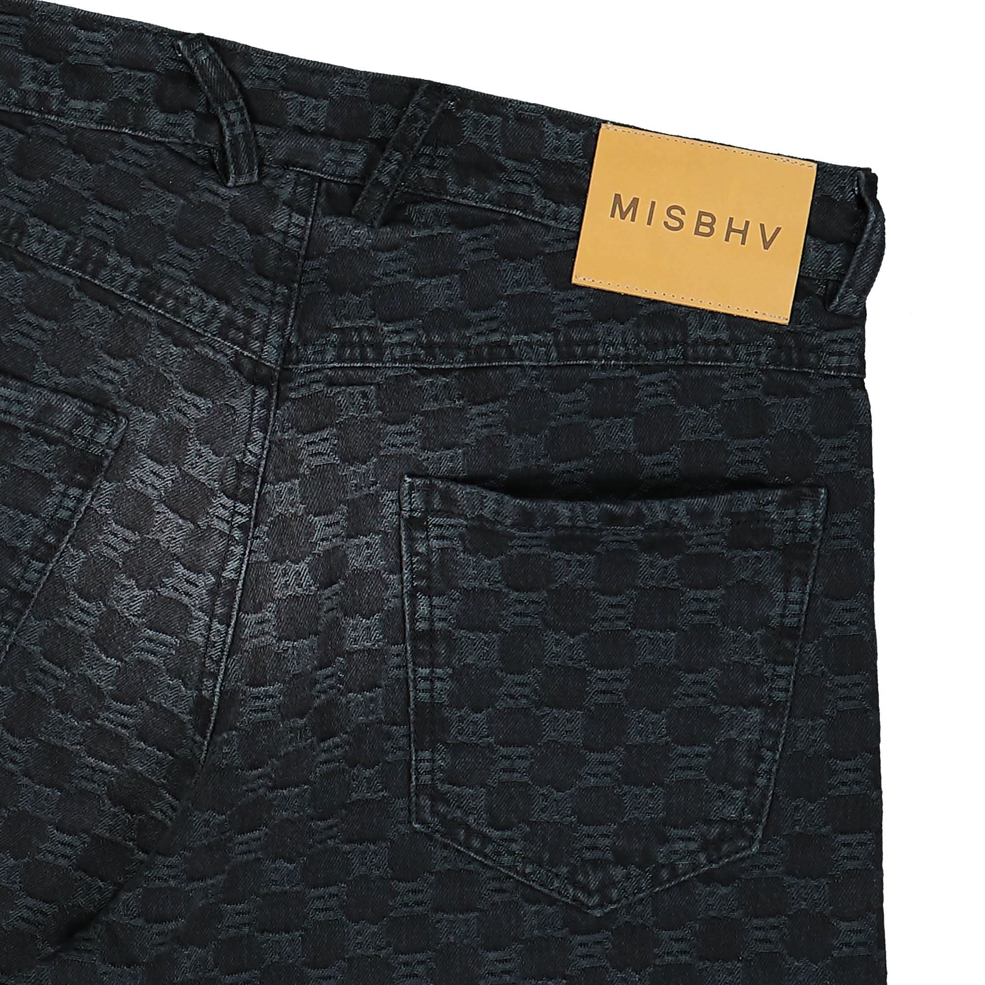 Misbhv Jacquard Denim Monogram Trousers