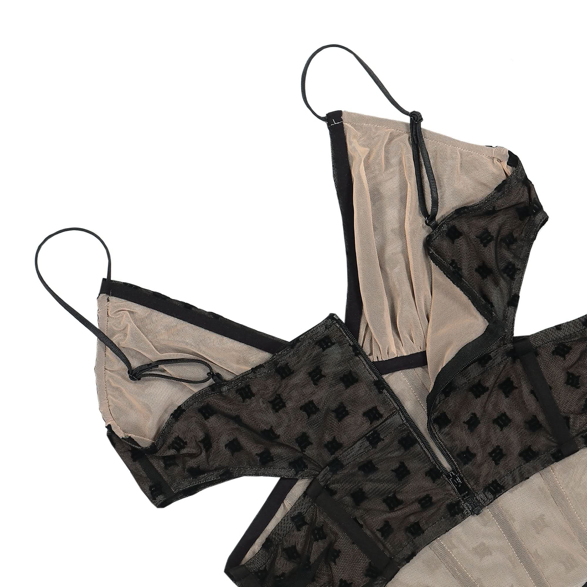 Misbhv Mesh Monogram Corset