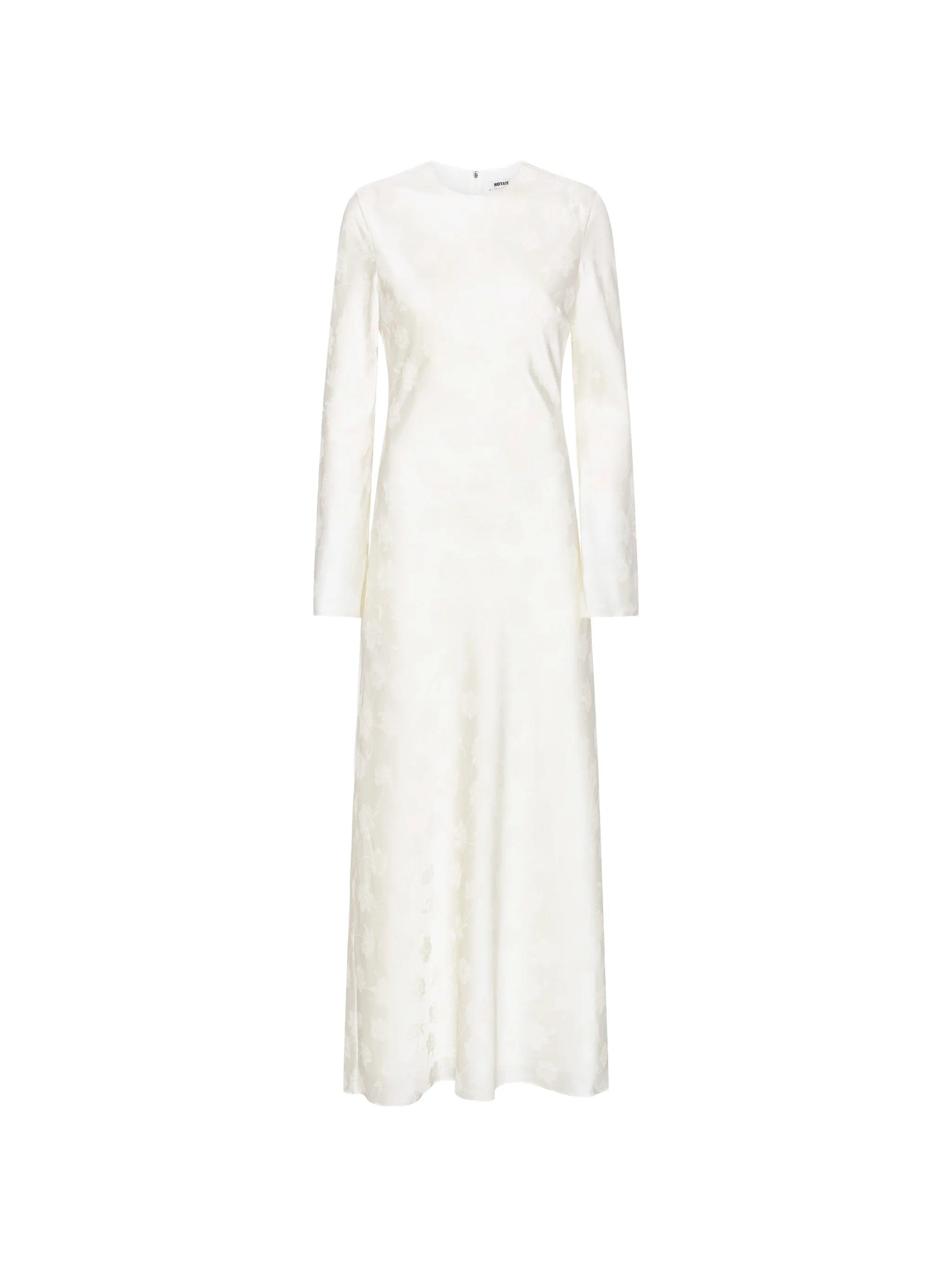 Rotate Birger Christensen biascut floral maxi dress