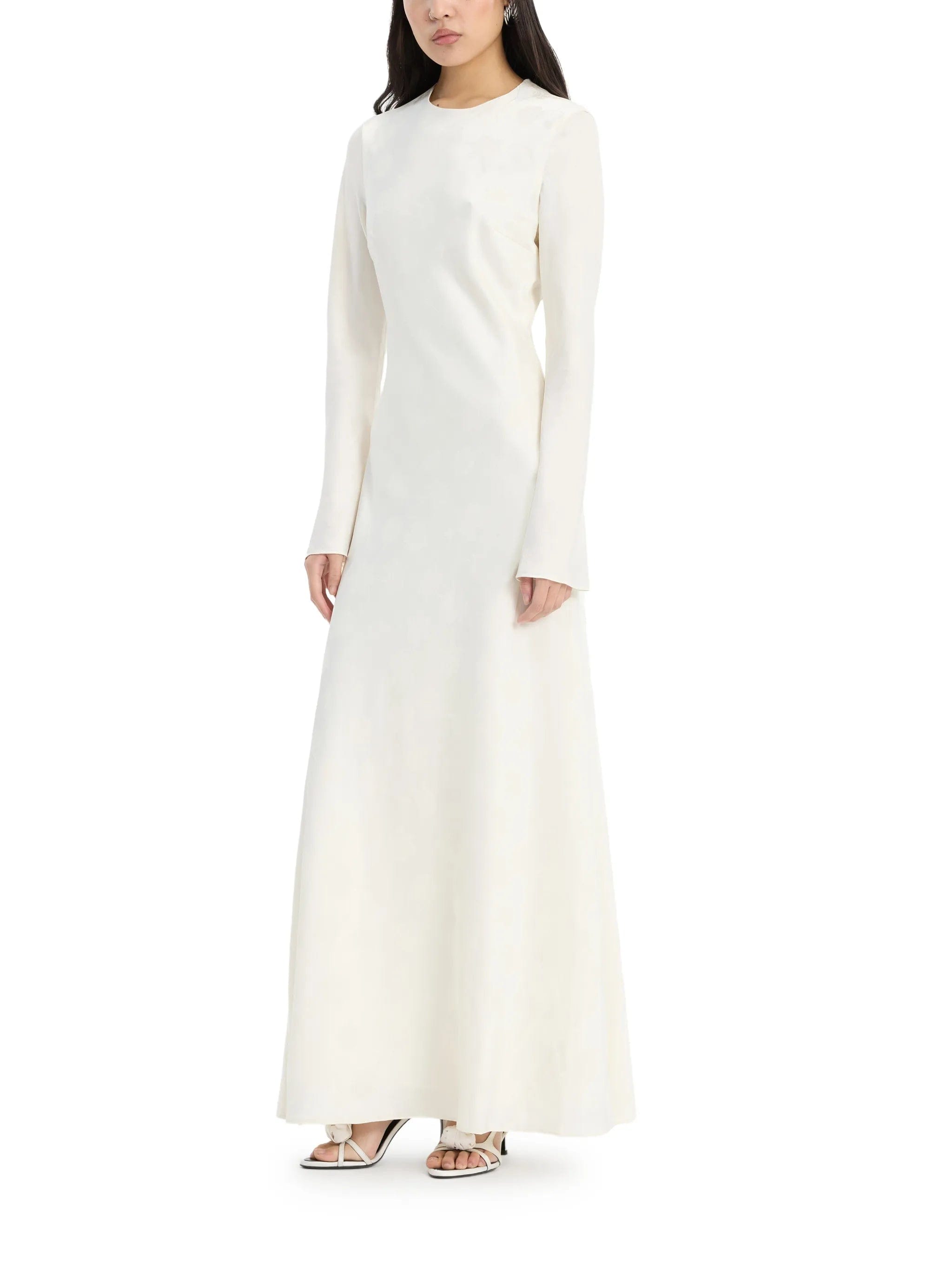 Rotate Birger Christensen biascut floral maxi dress