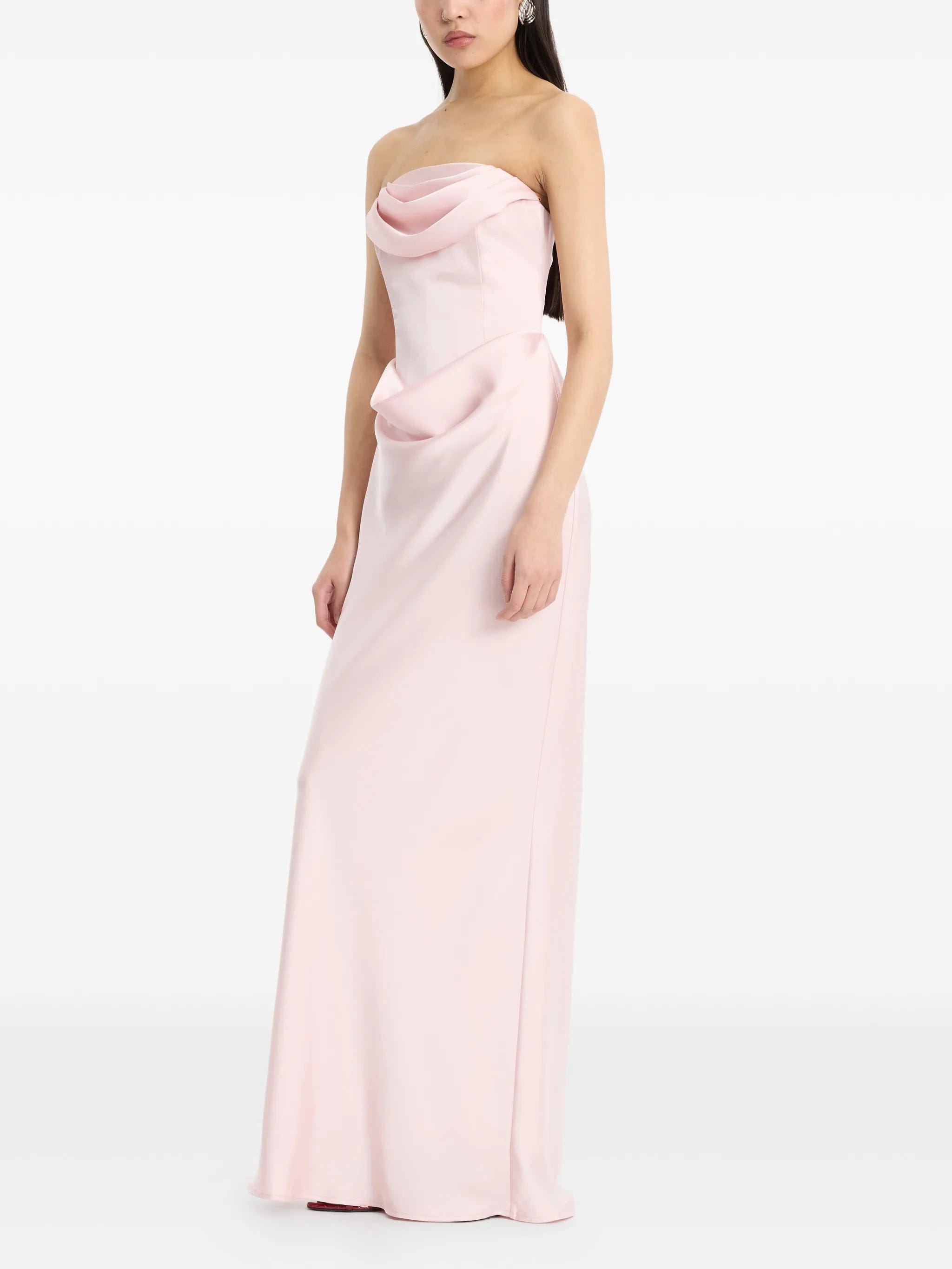 Rotate Birger Christensen corsage strapless maxi dress