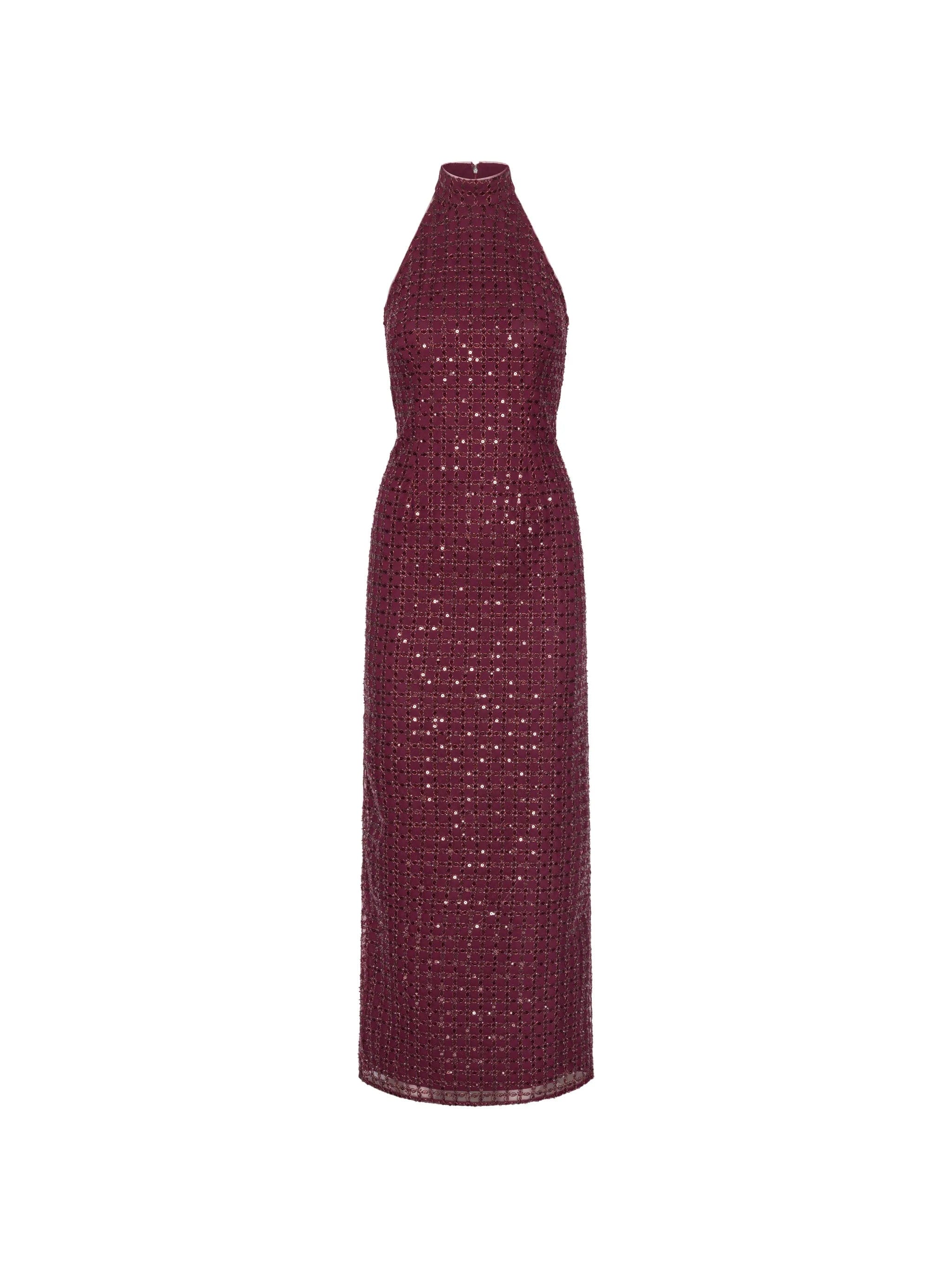 Rotate Birger Christensen beaded maxi dress