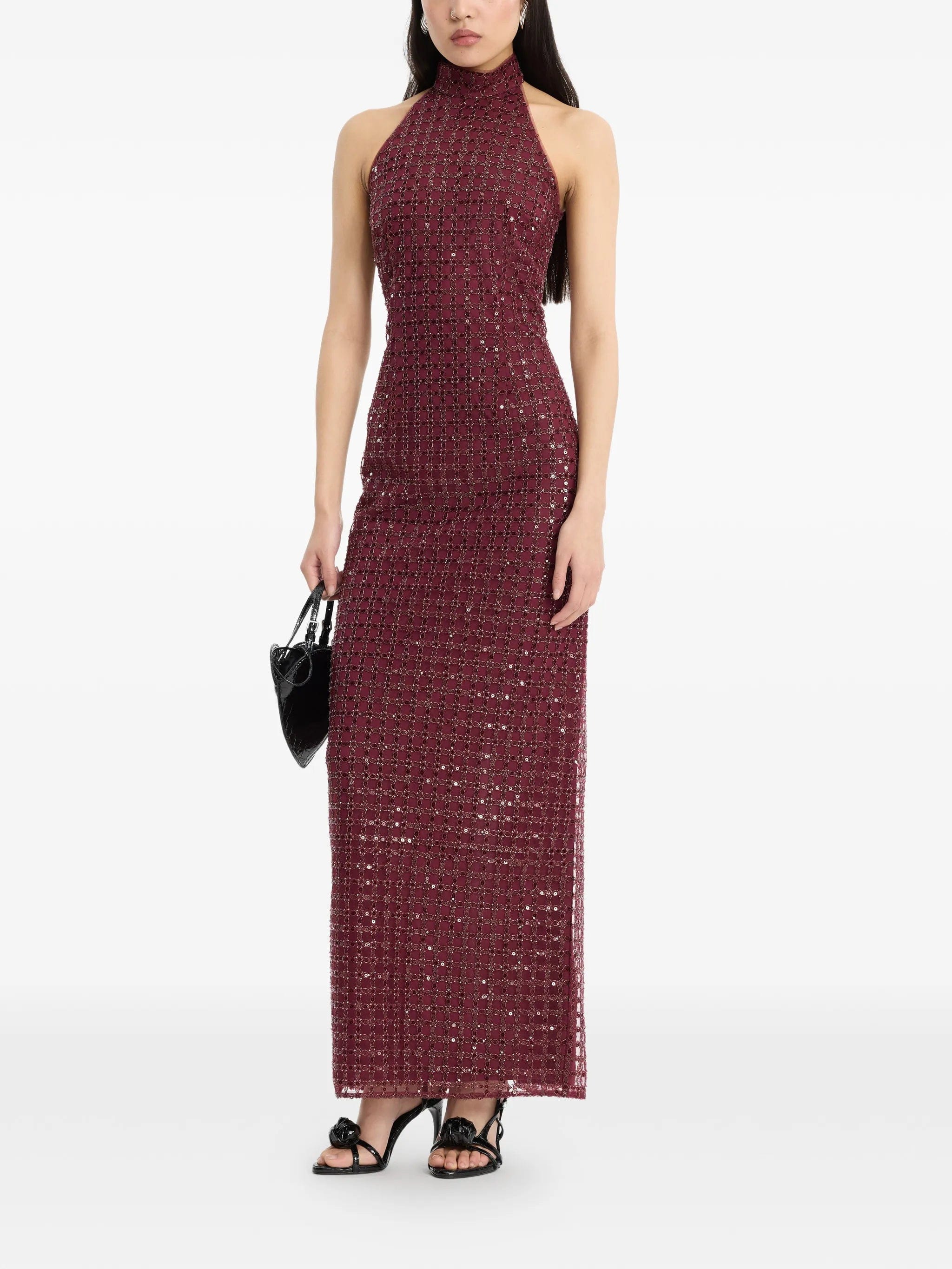 Rotate Birger Christensen beaded maxi dress