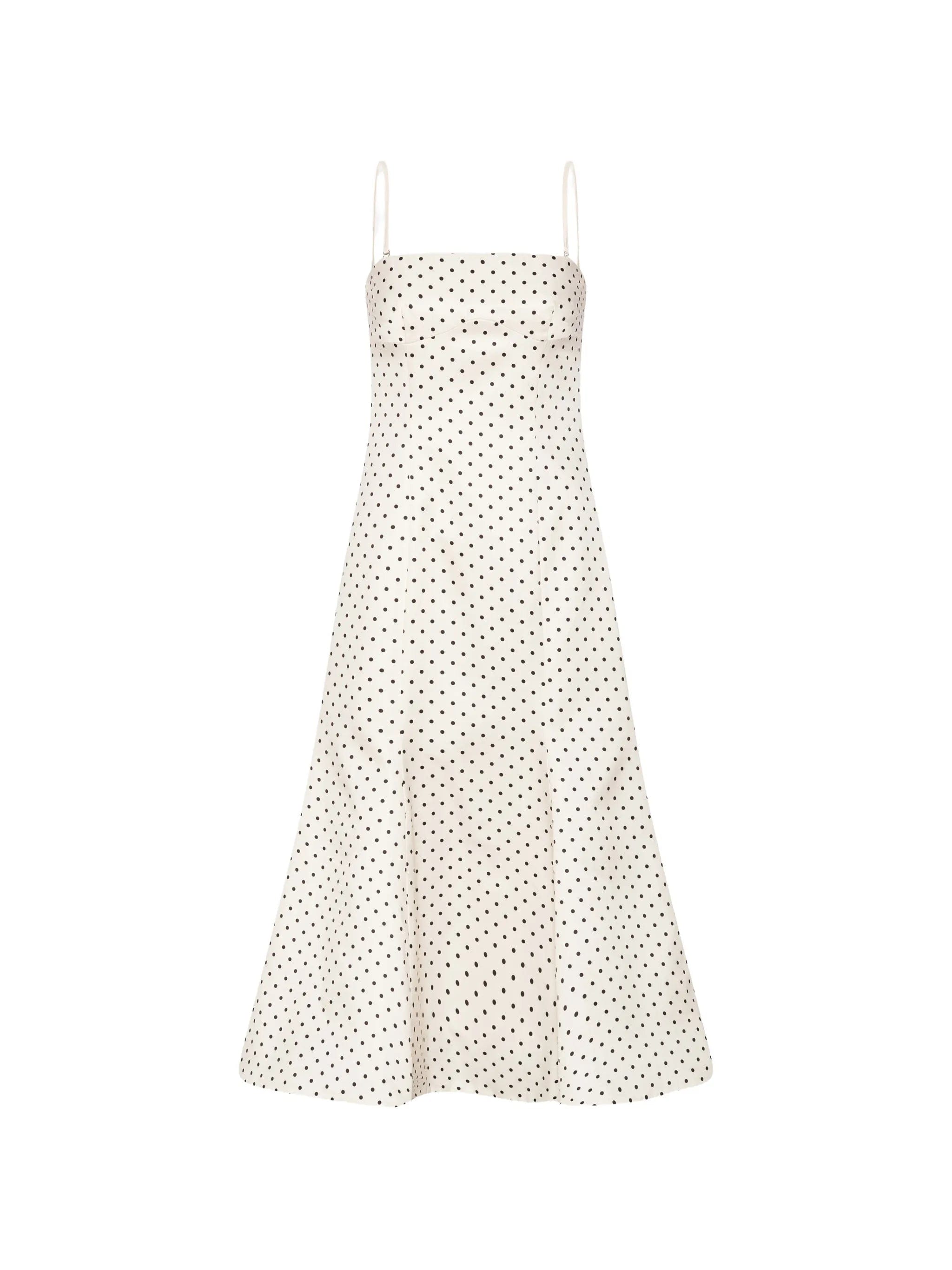 Rotate Birger Christensen polka - dot midi dress