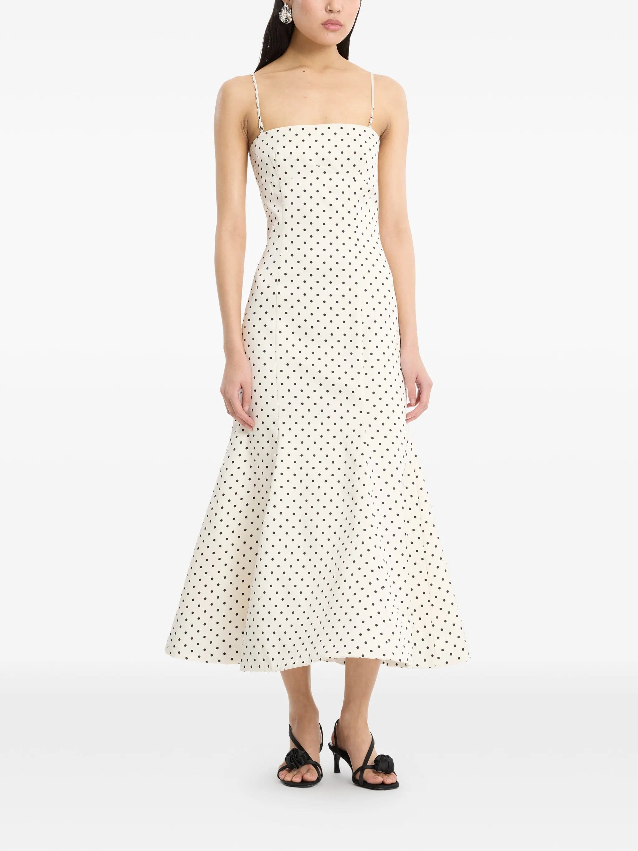 Rotate Birger Christensen polka - dot midi dress