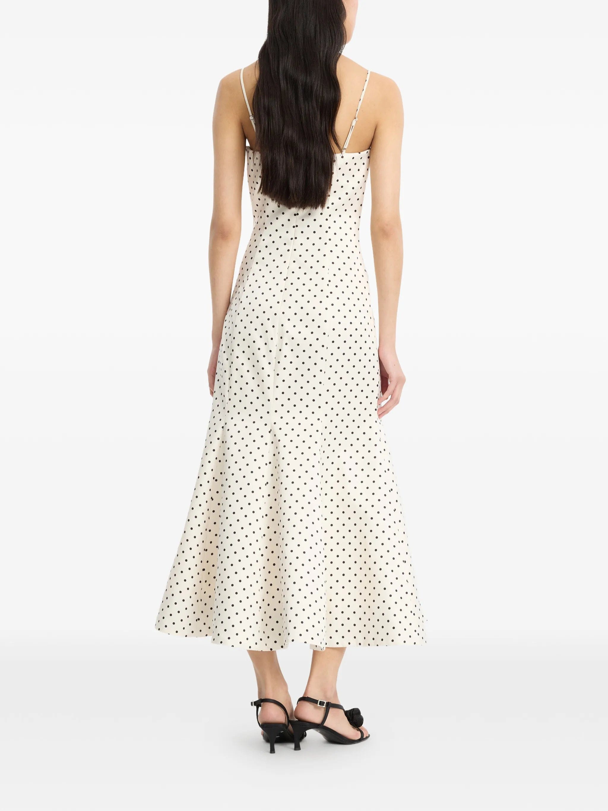 Rotate Birger Christensen polka - dot midi dress