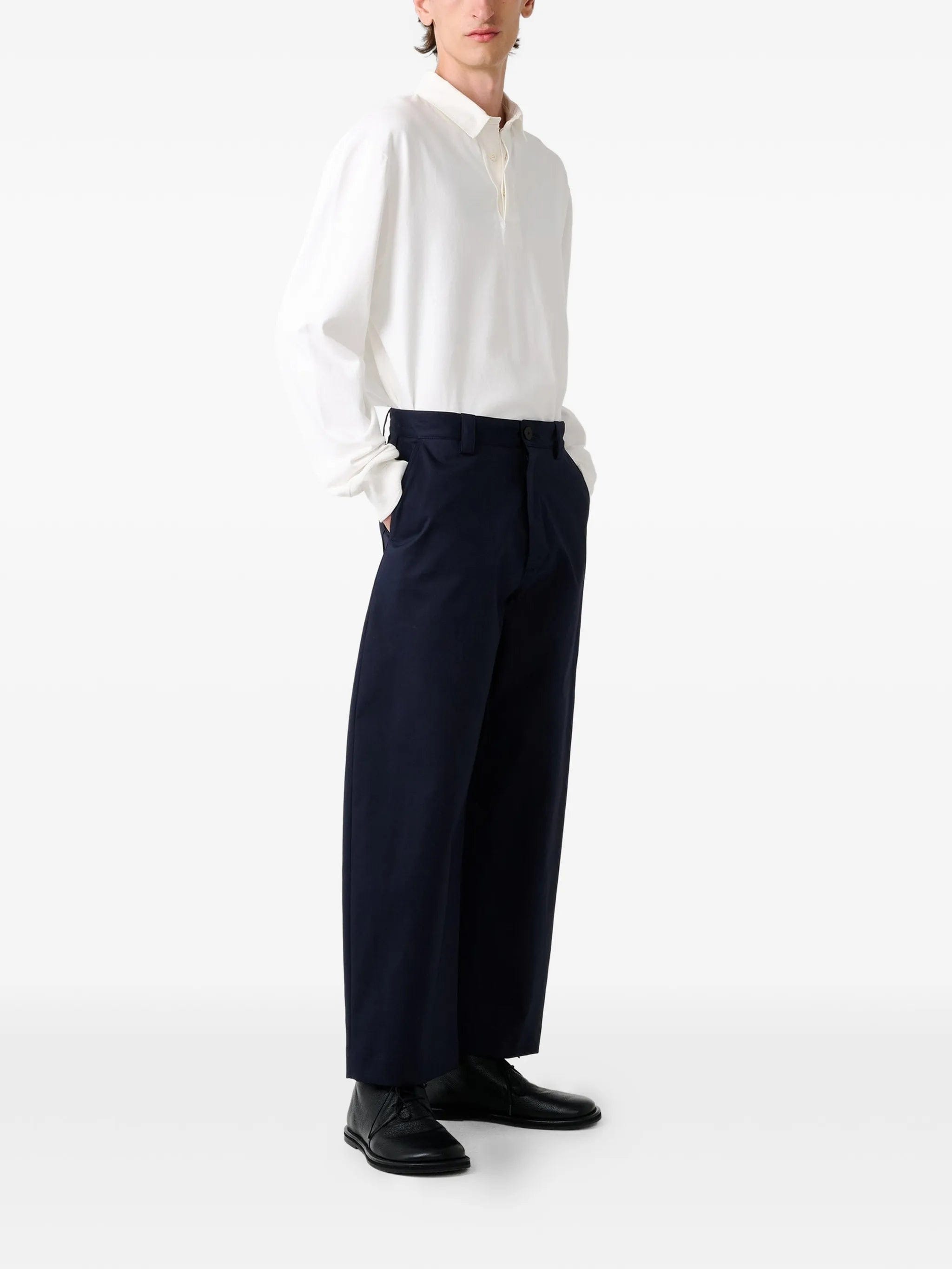 Studio Nicholson Alyk ribbed polo shirt