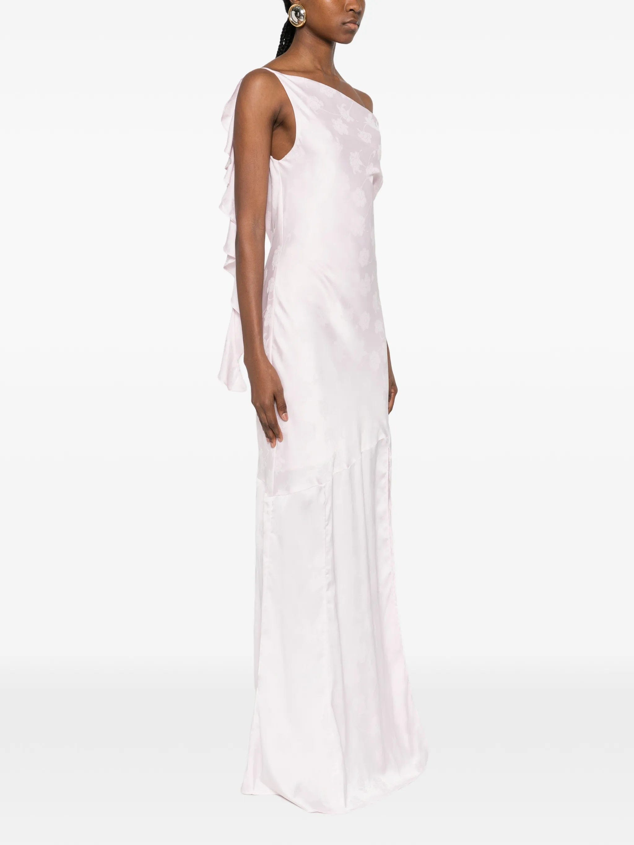 Rotate Birger Christensen ruffled floral maxi dress