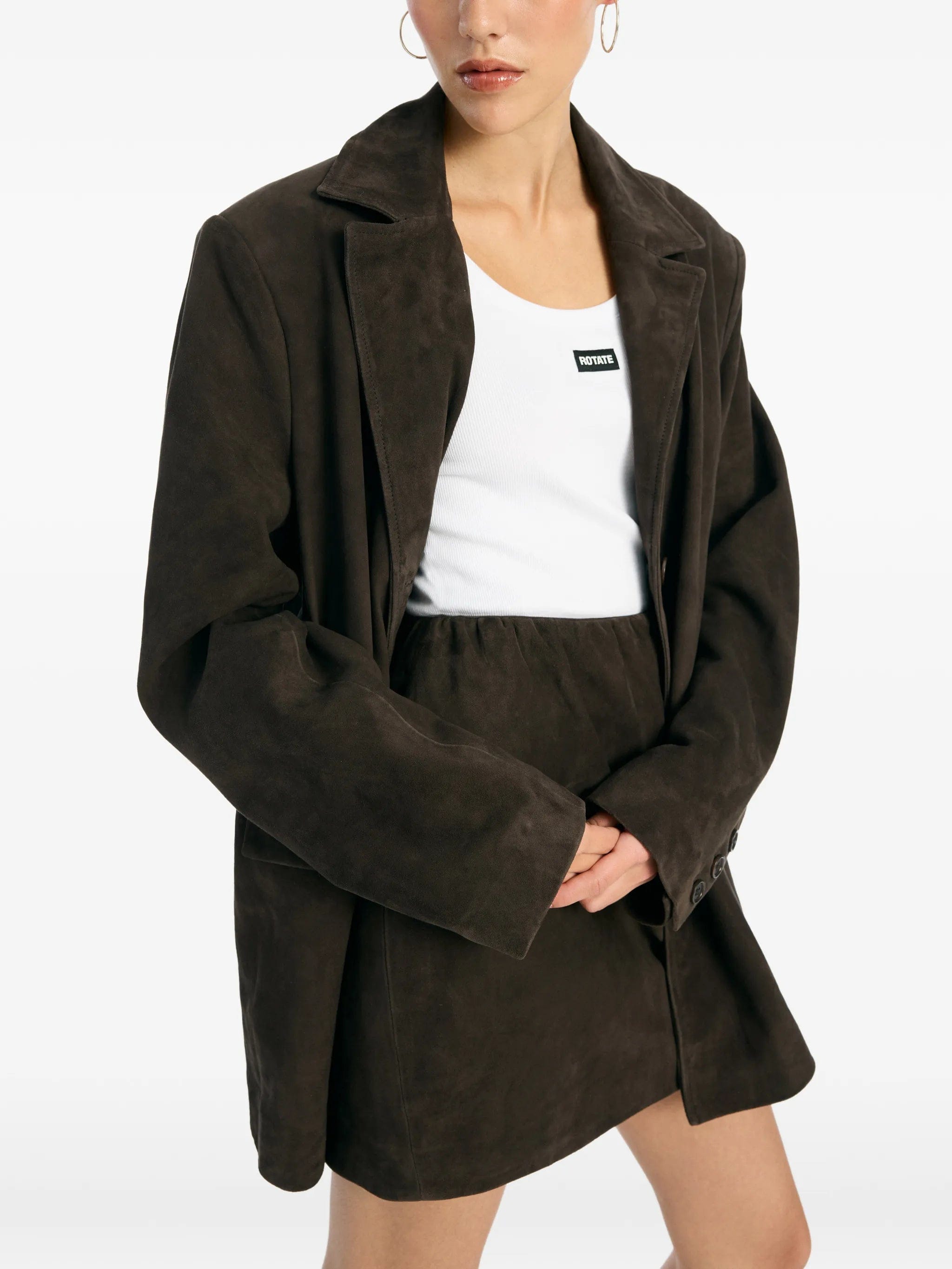 Rotate Birger Christensen suede blazer