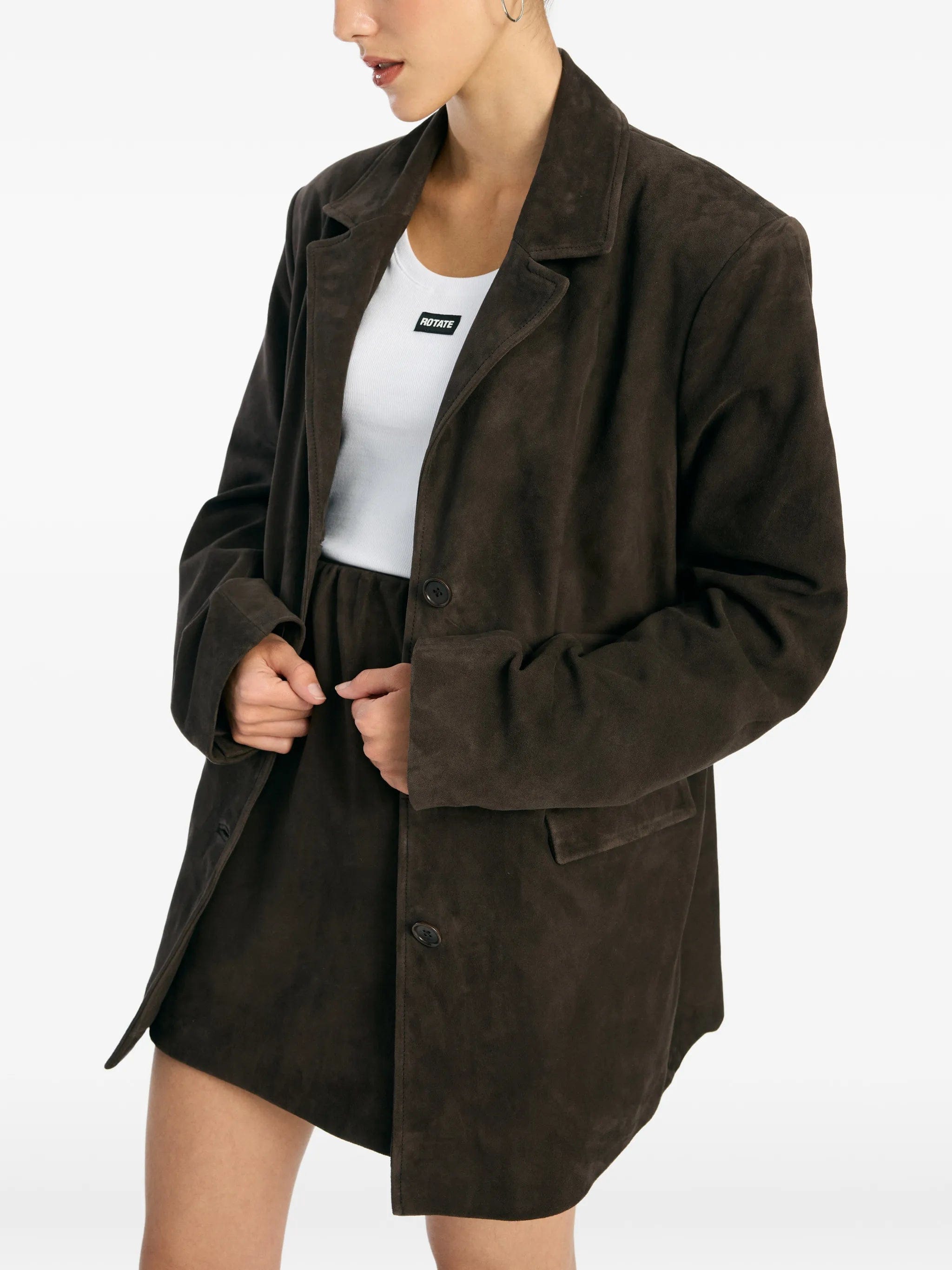 Rotate Birger Christensen suede blazer