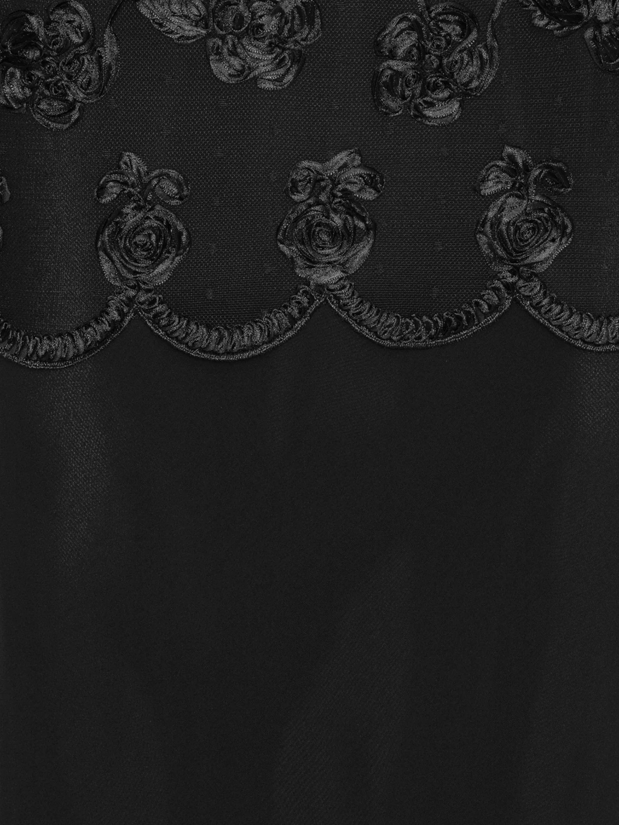 Rotate Birger Christensen flower mesh maxi dress