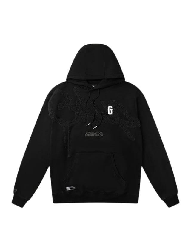 Geedup Handstyle G Hoodie Black Charcoal