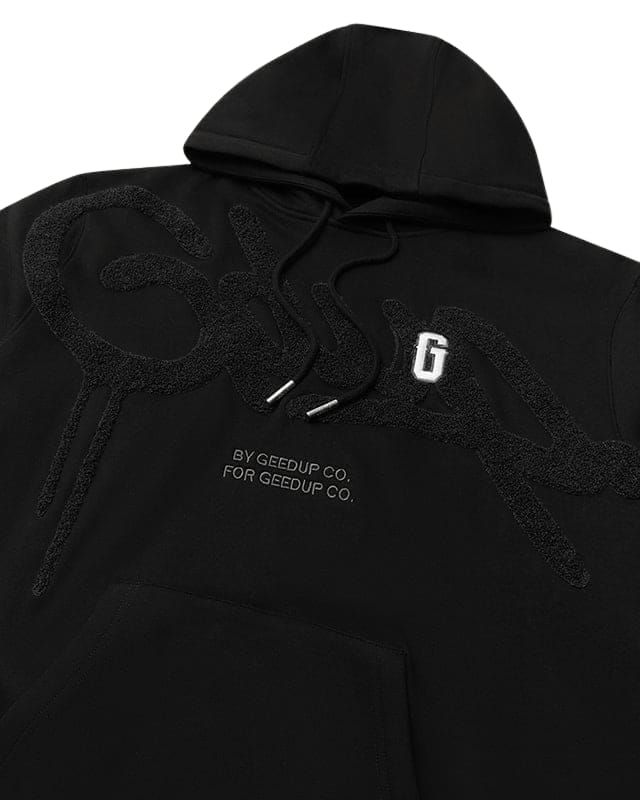 Geedup Handstyle G Hoodie Black Charcoal