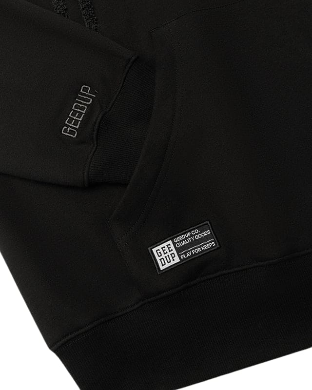 Geedup Handstyle G Hoodie Black Charcoal