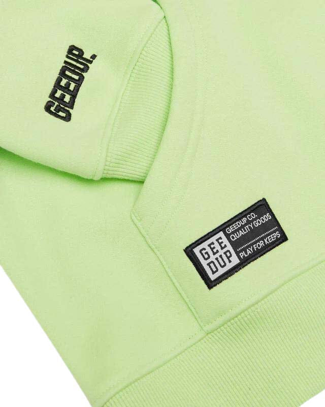 Geedup Handstyle Hoodie Pastel Green Black