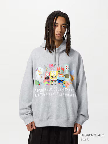 Uniqlo CPFM x Uniqlo Spongebob & Crew Hoodie