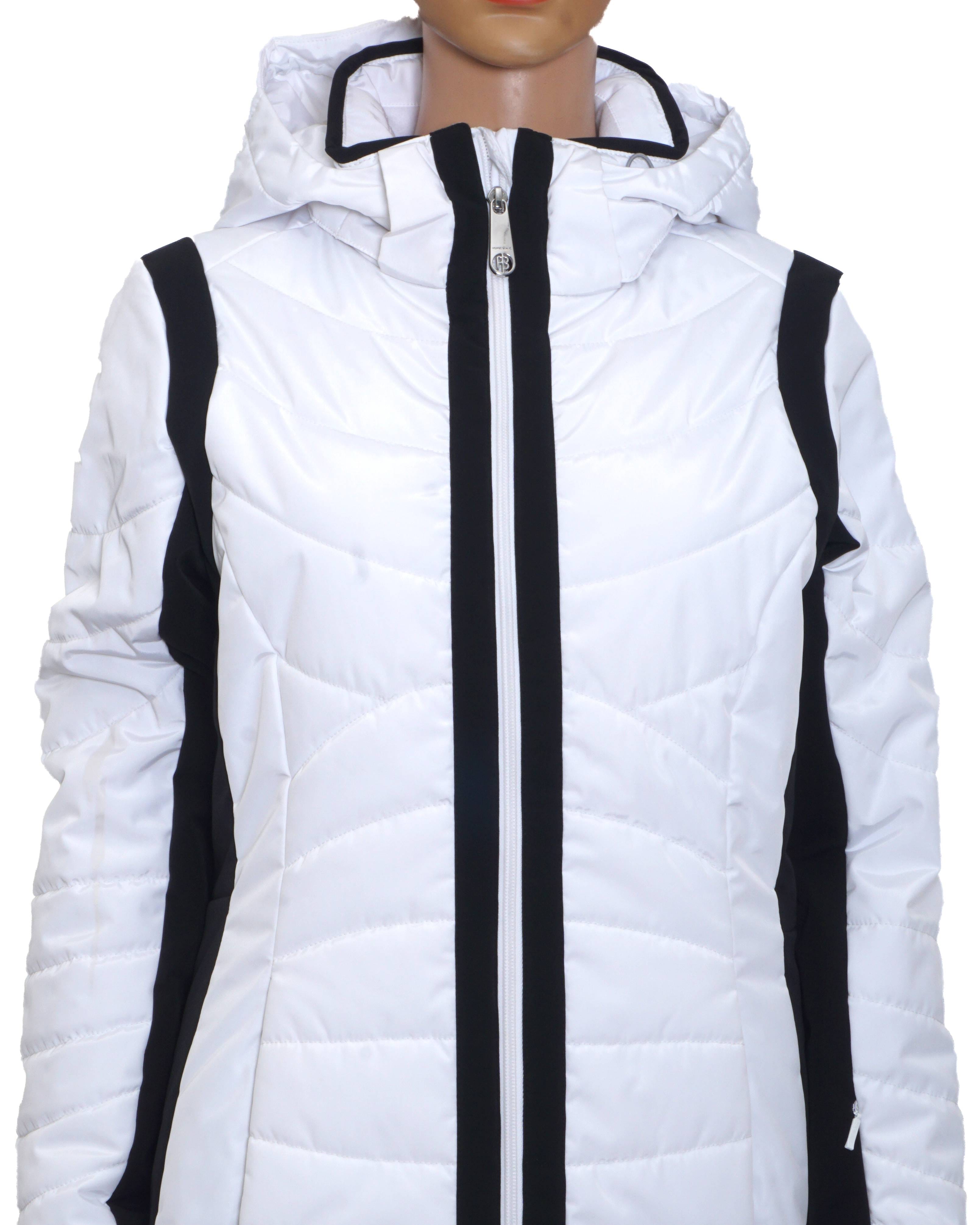 Poivre Blanc White Padded Winter Ski Jacket