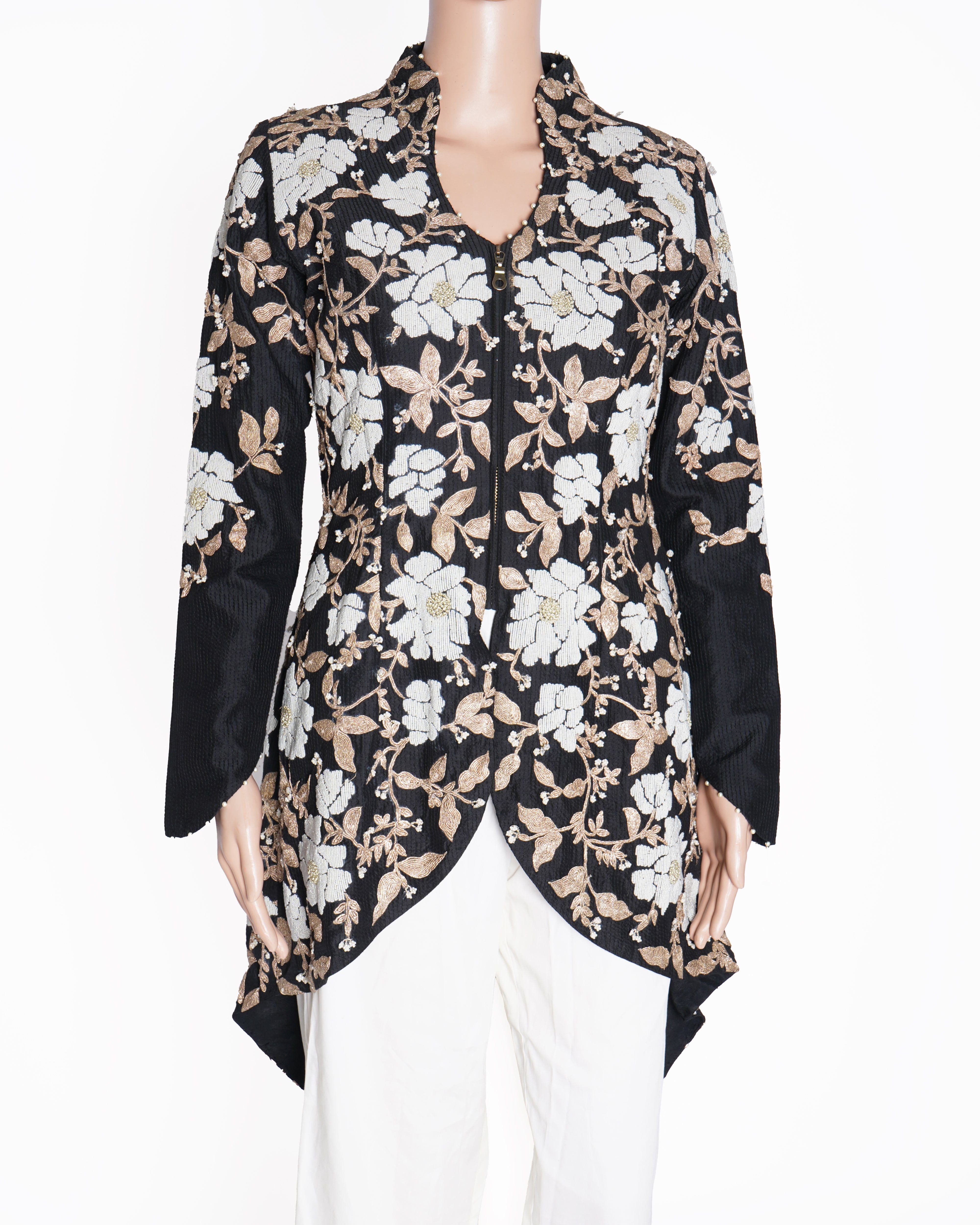 Shantanu Goenka embroidered zipper jacket