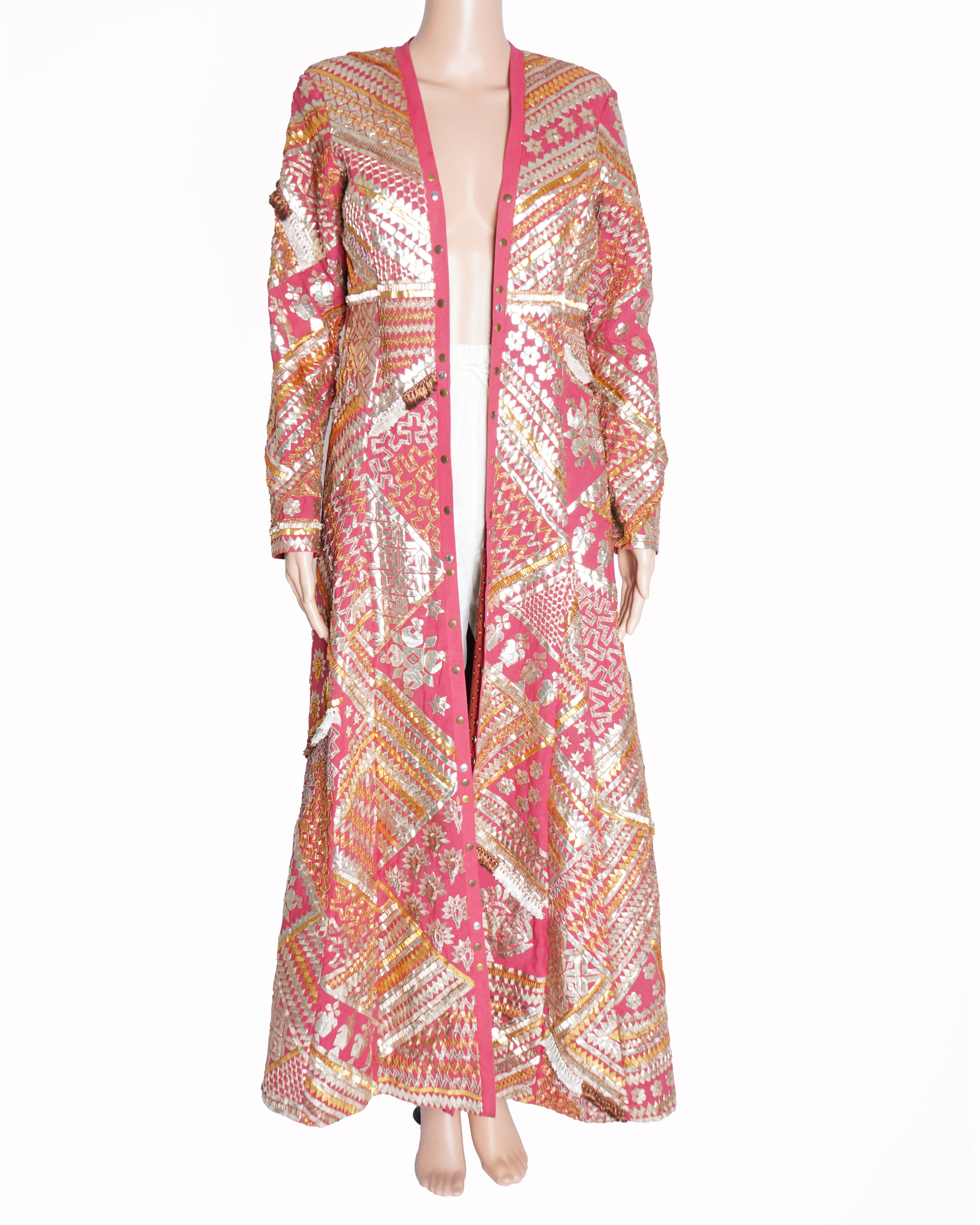 Divya seth pink embroidered jacket