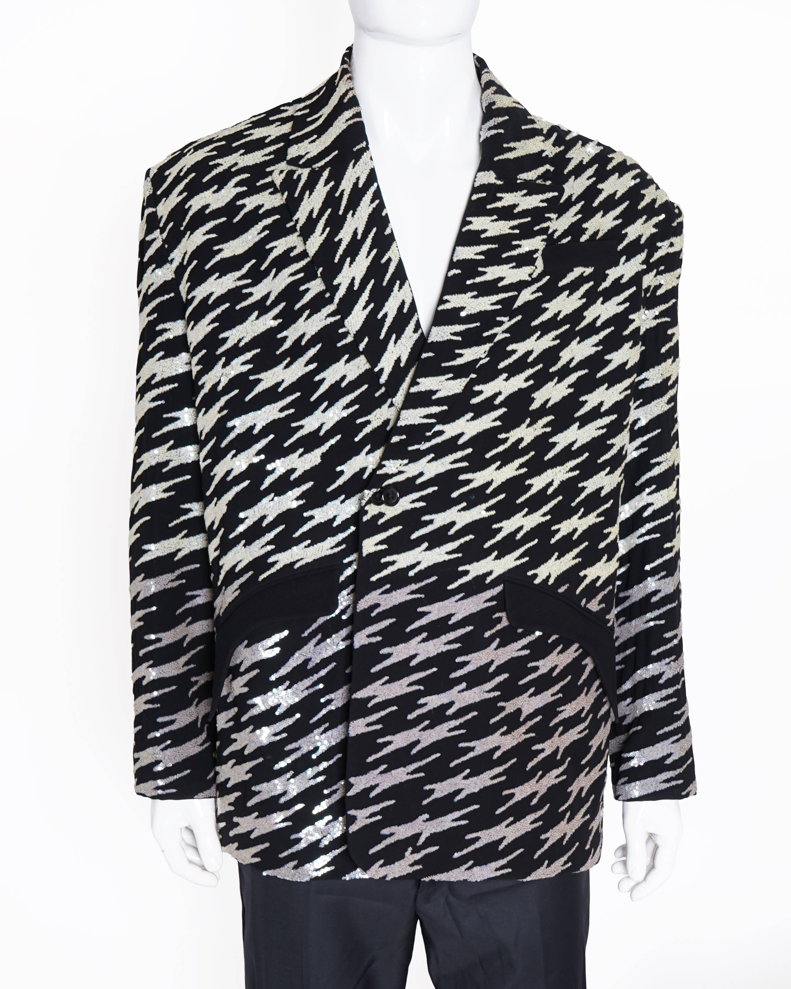 Kanika Goyal Label Black houndstooth jacket