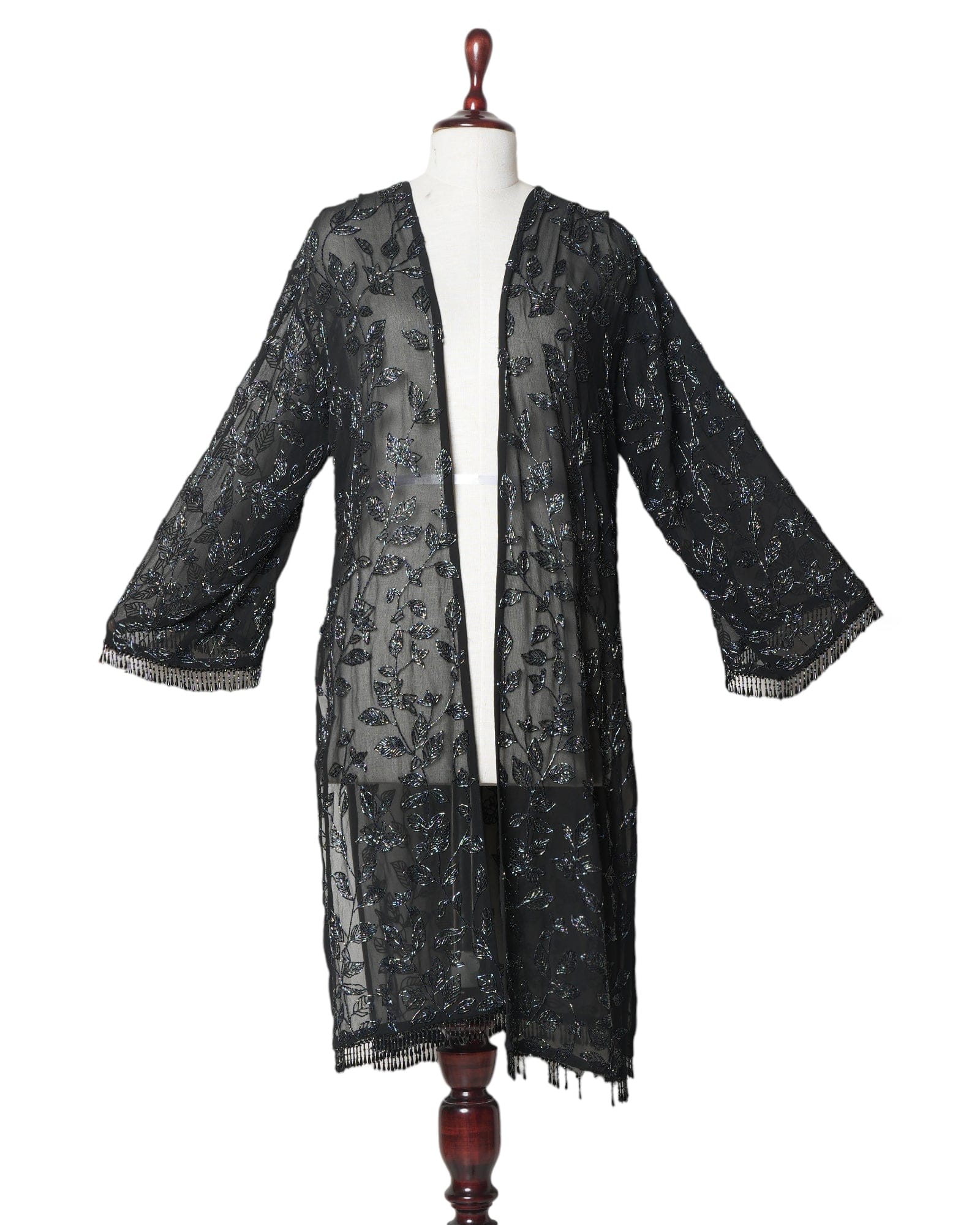 Kresha Bajaj Black Embellished Shrug