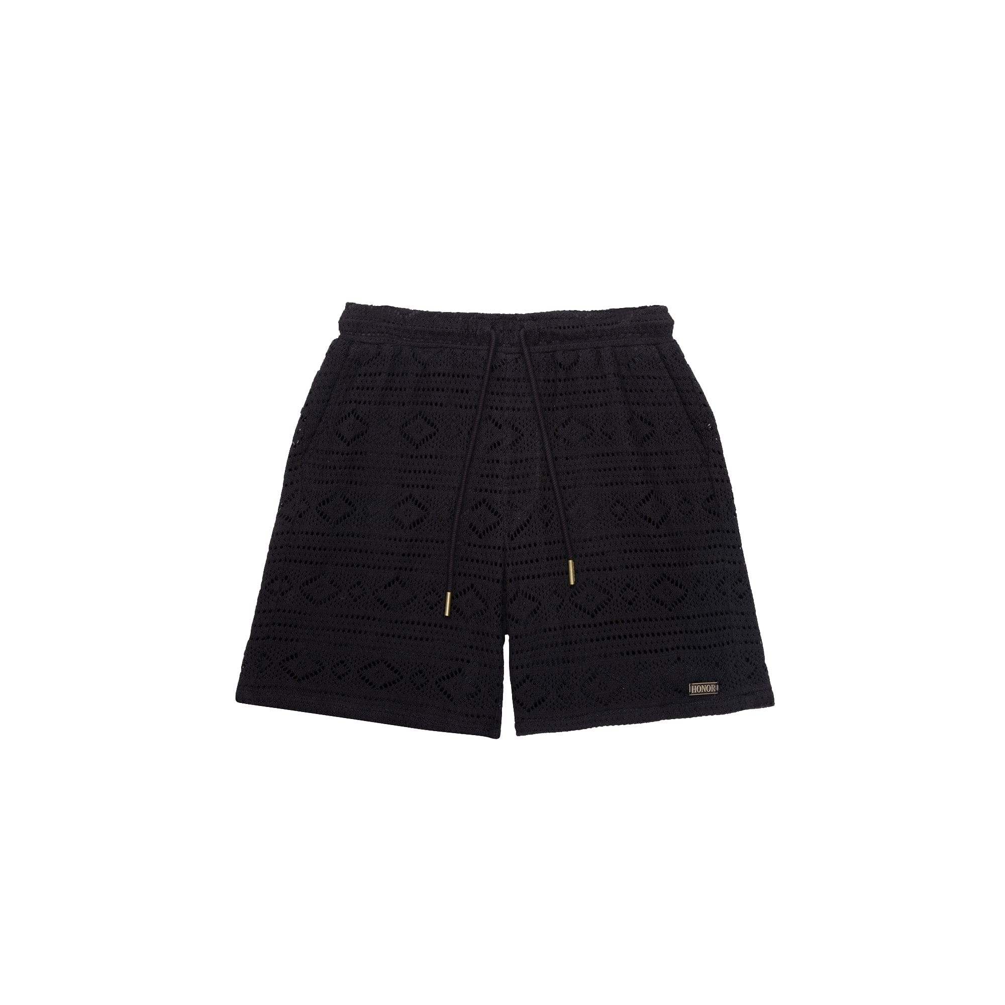 Honor The Gift Mens Pointelle Crochet Drawcord 7" Shorts