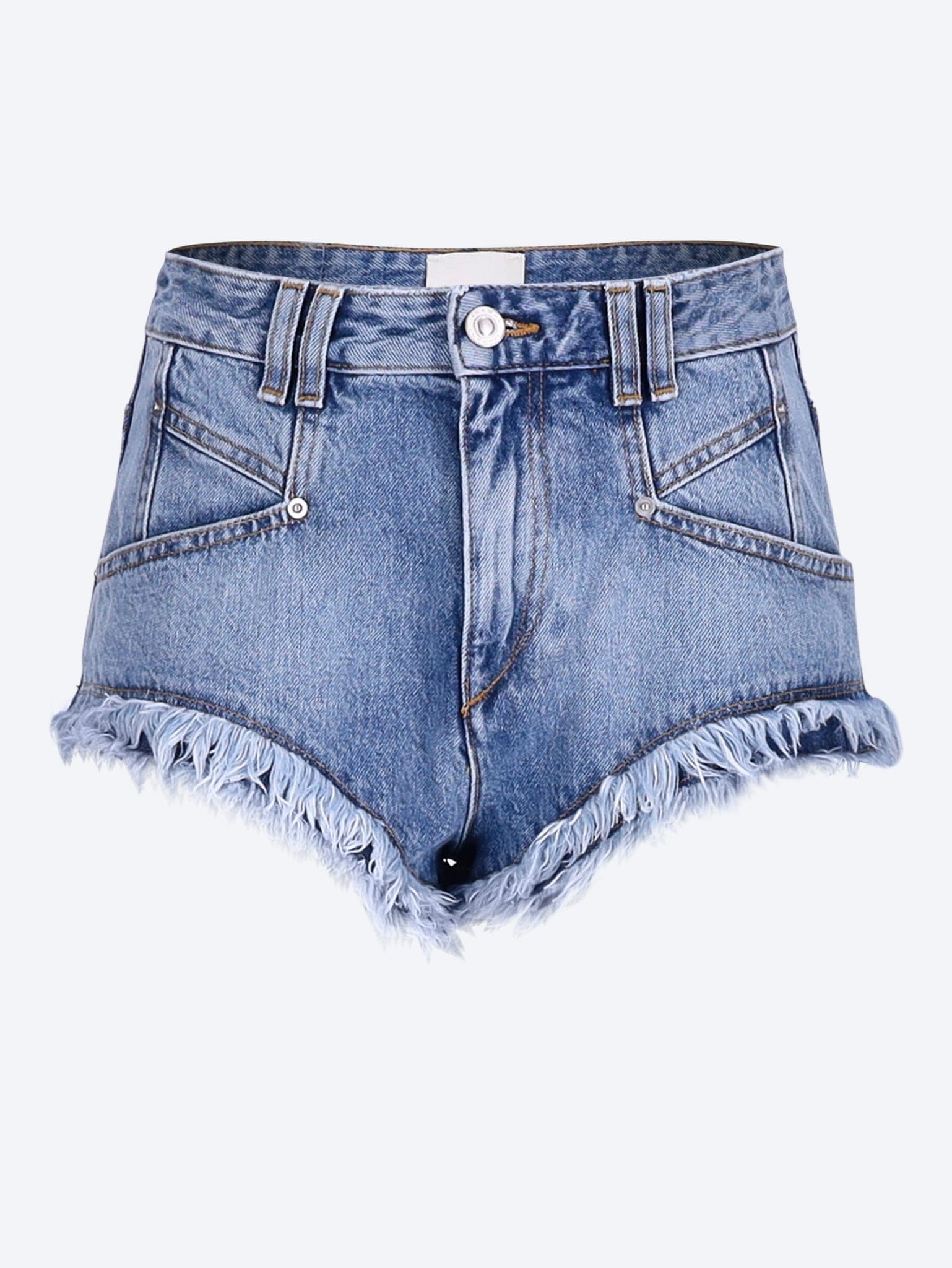 Isabel Marant Eneidala denim mini shorts