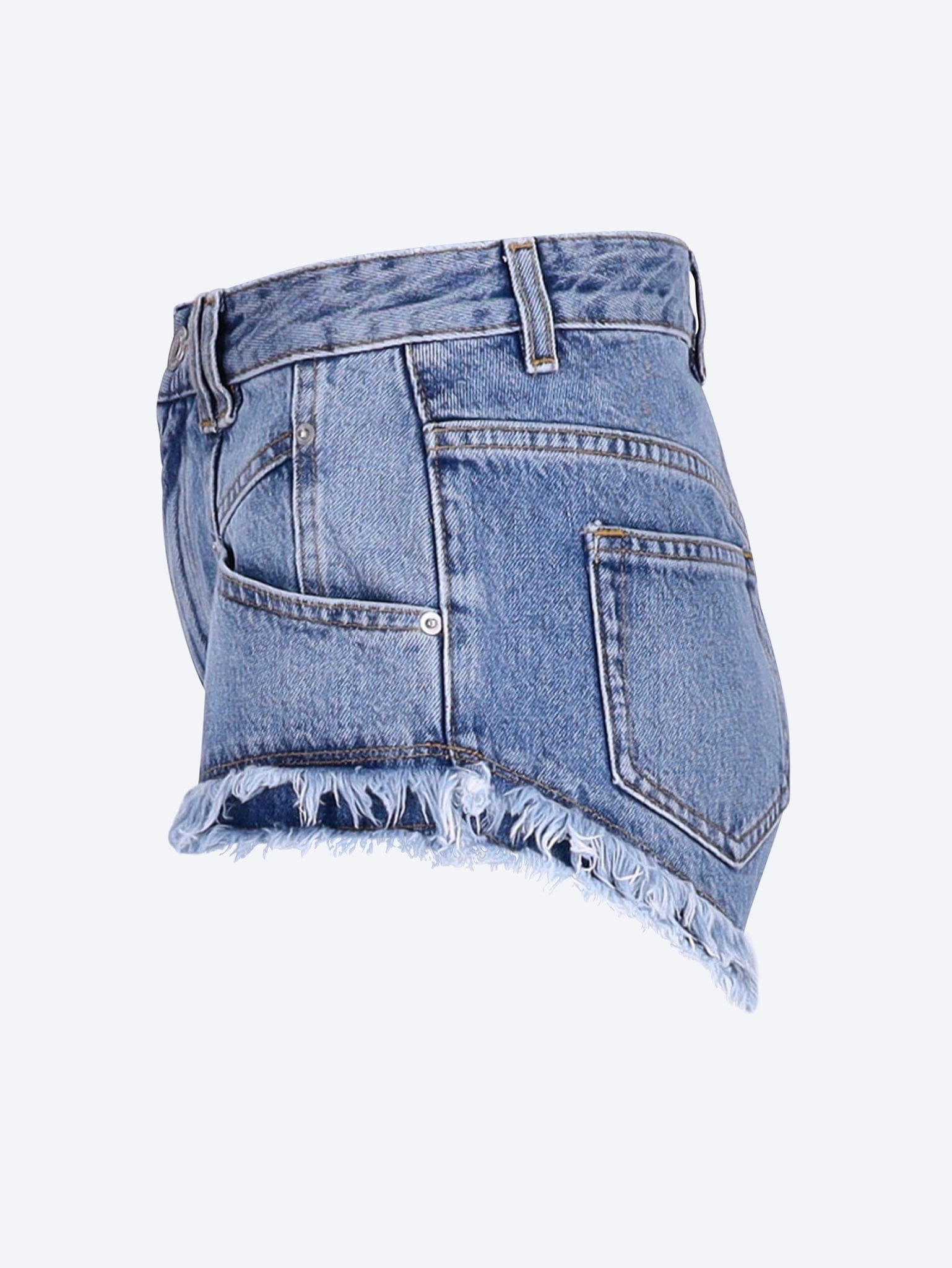 Isabel Marant Eneidala denim mini shorts