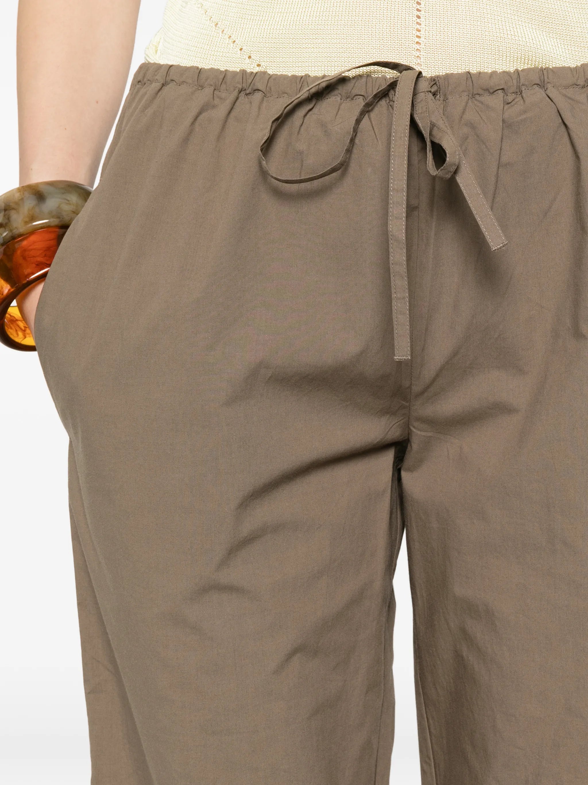 Matteau Drawcord straight - leg trousers