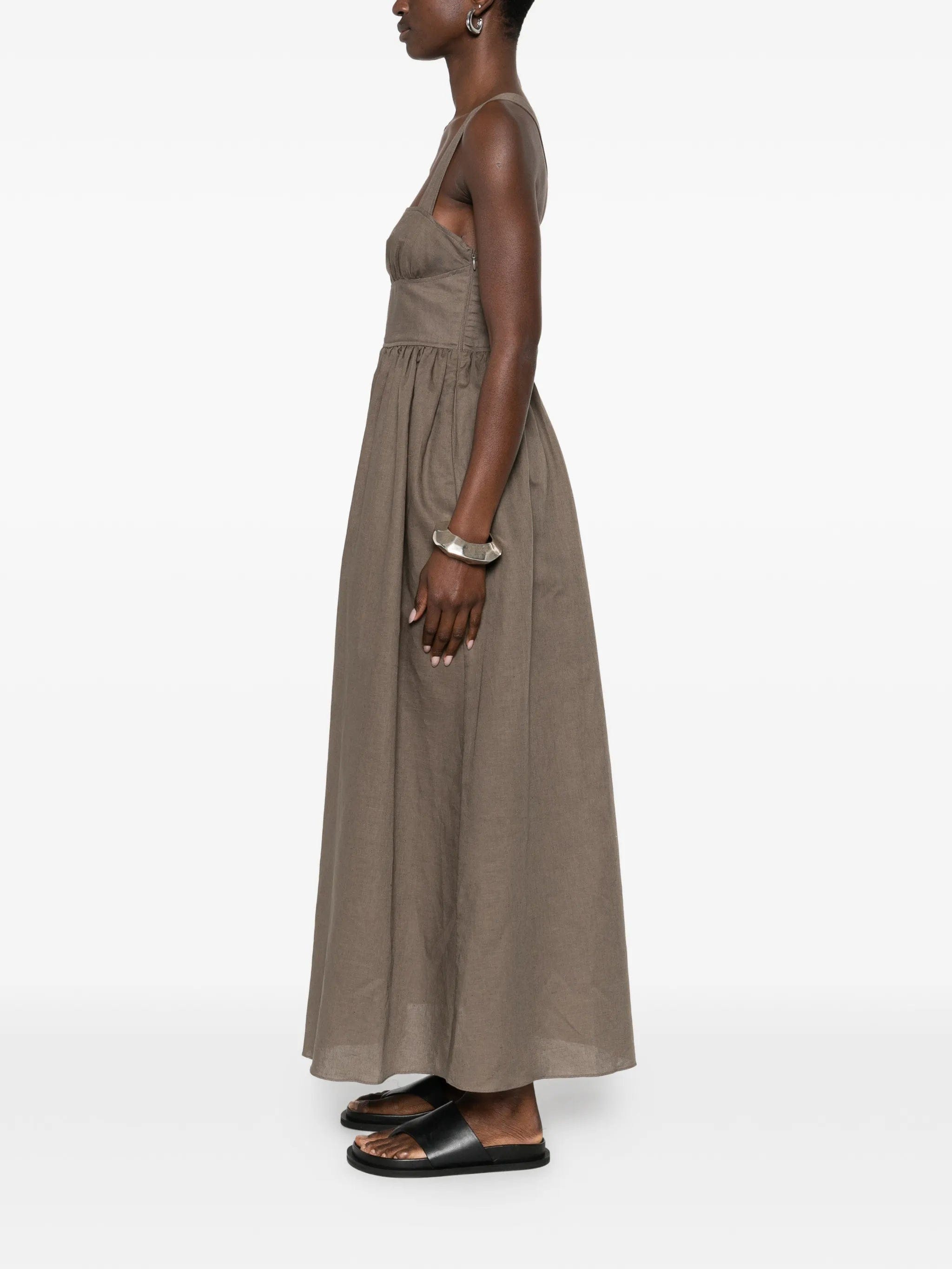 Matteau crossback maxi dress