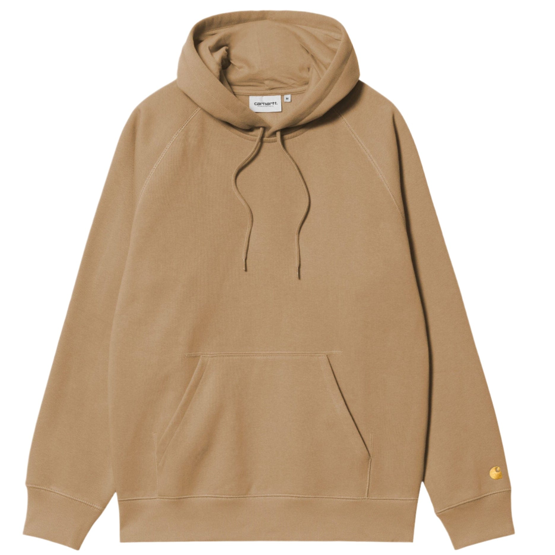 Carhartt Hooded Chase sweat peanut/gold