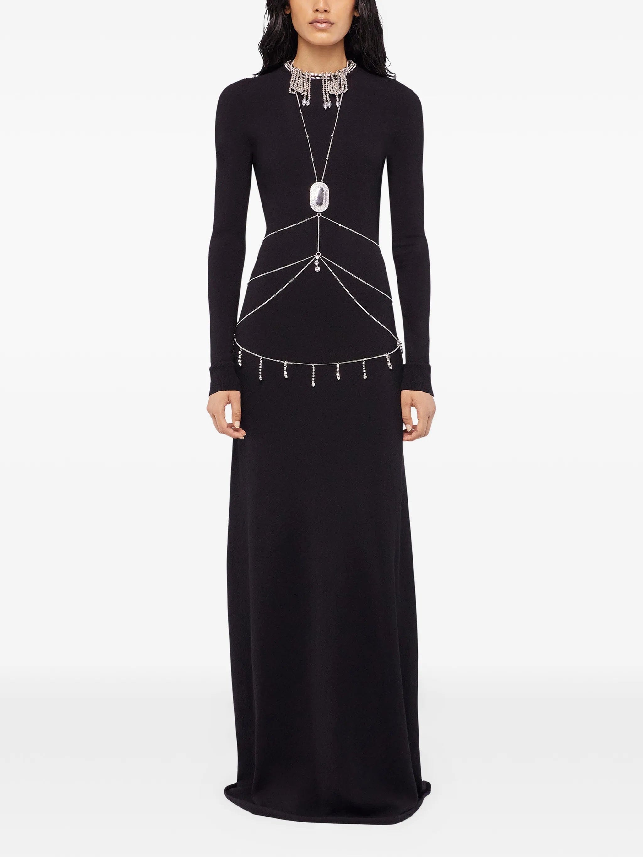 Rabanne maxi backless dress