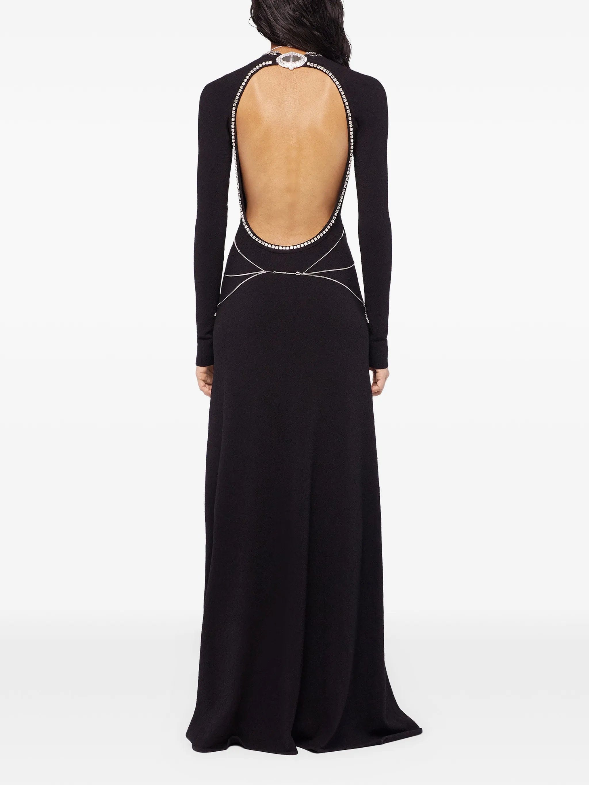 Rabanne maxi backless dress