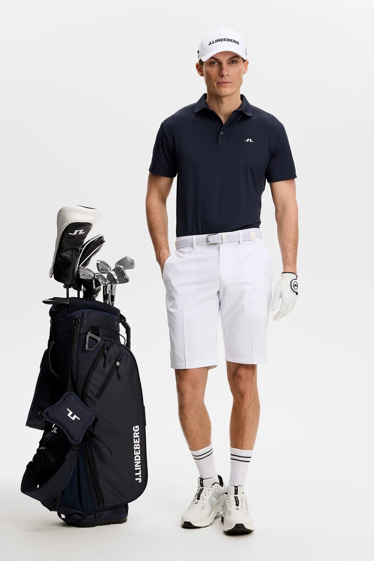 J. Lindeberg Bridge Polo - Navy