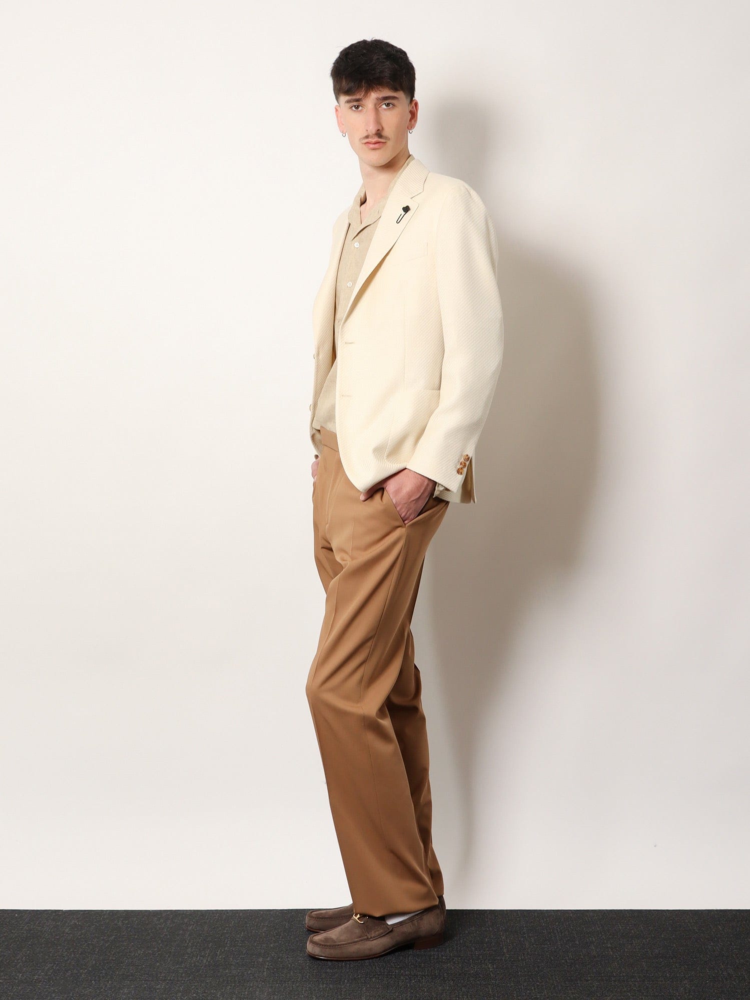 Lardini Palu pure virgin wool trousers