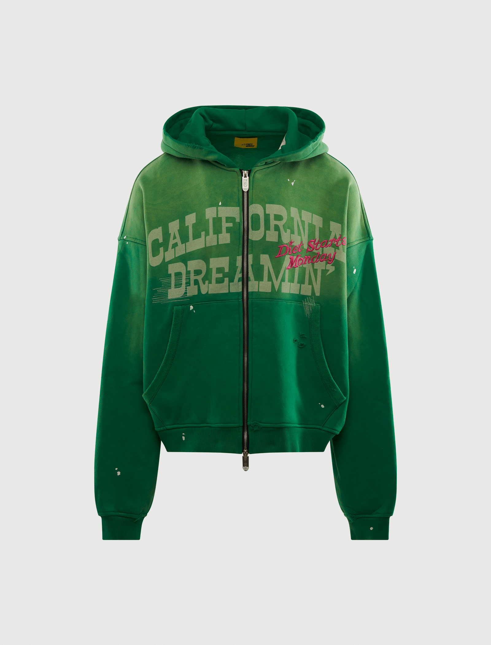DIET Starts Monday CALIFORNIA DREAMIN FULL ZIP HOODIE