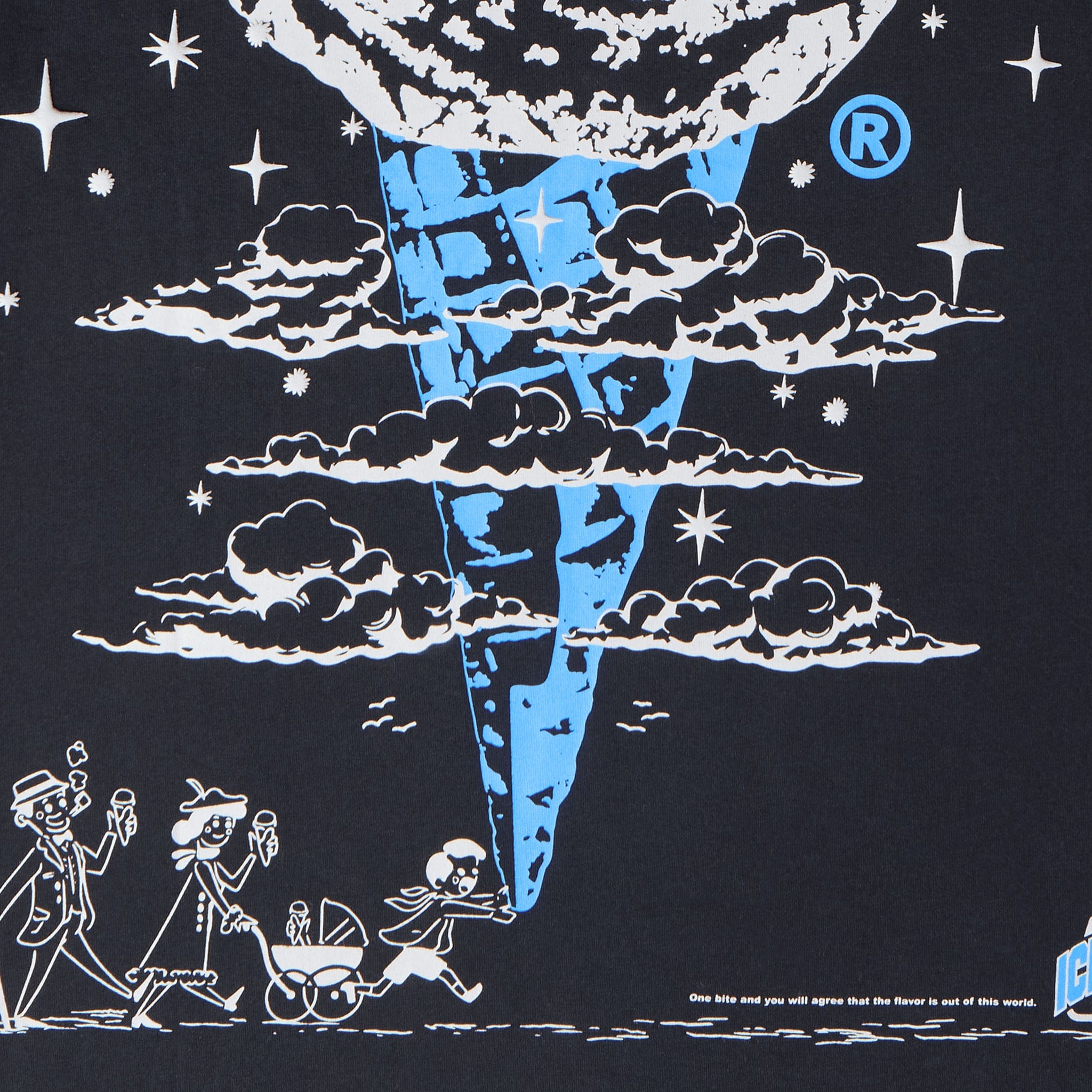 Icecream Out Of This World S/S T-Shirt Oversized (SHALE)
