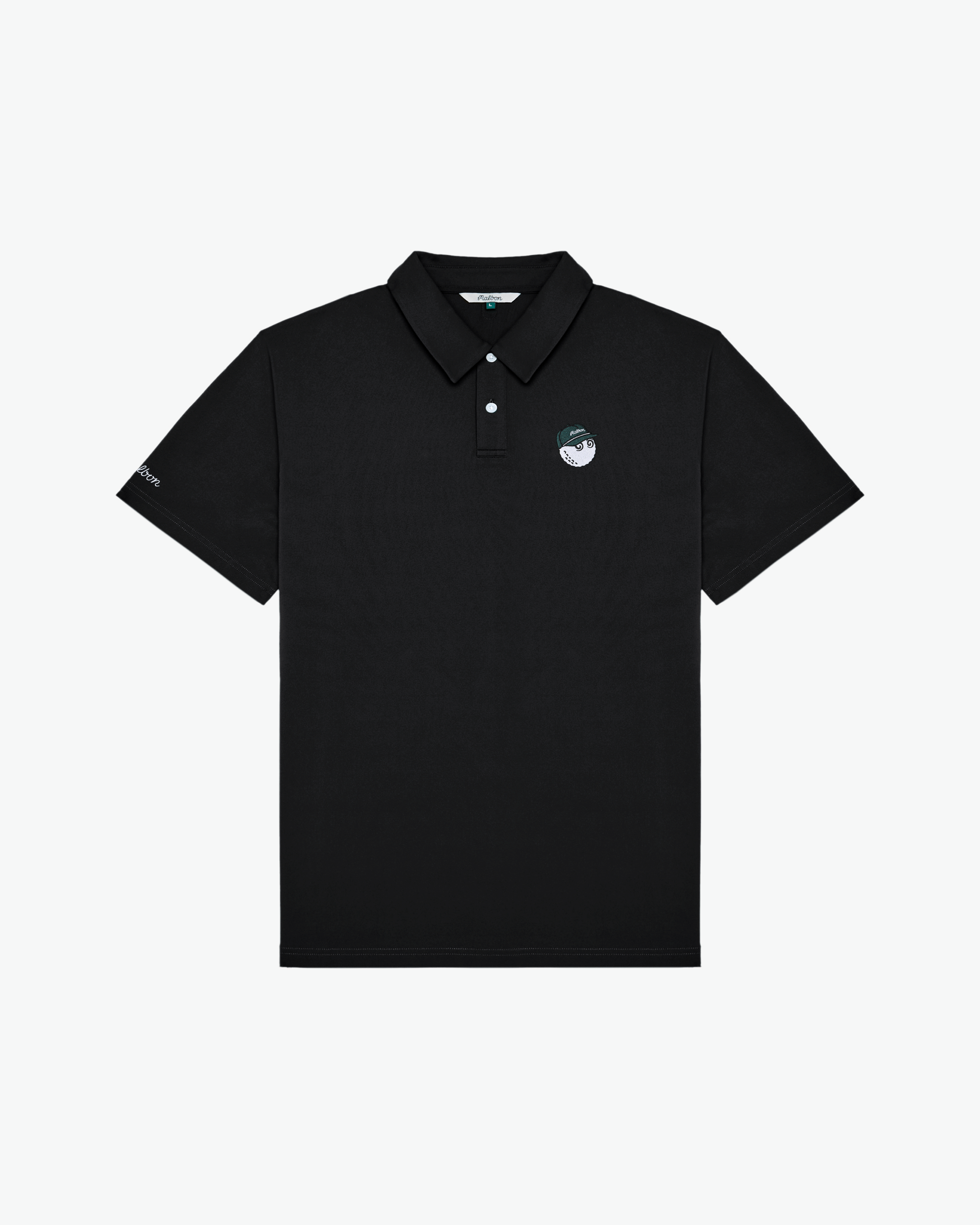 Malbon Golf Fairway Baldwin Polo – Black