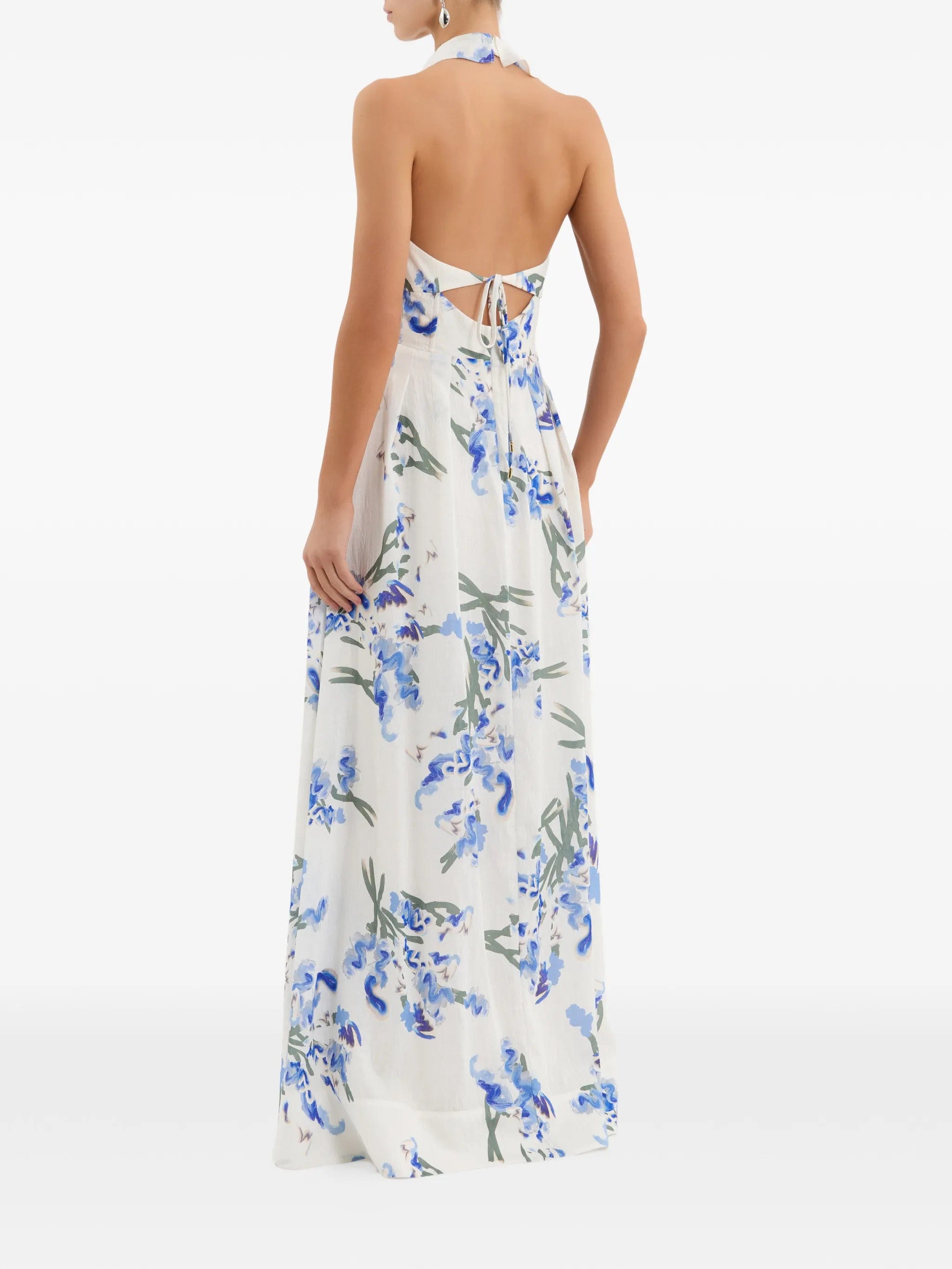 Rebecca Vallance Bluebell Meadow floral - print maxi dress