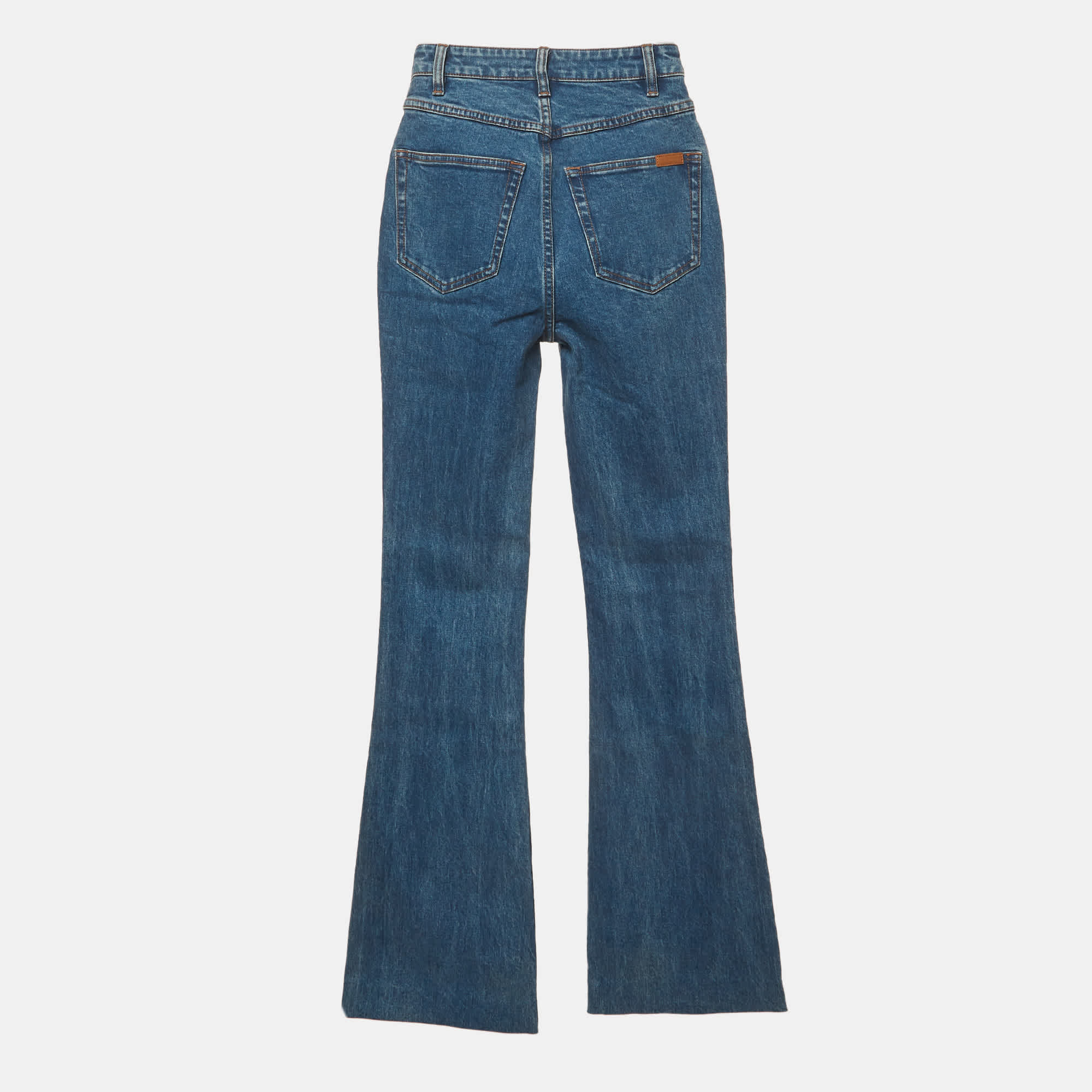 Rebecca Vallance Blue Denim Gisele Flare Jeans S/waist